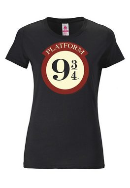 LOGOSHIRT T-Shirt Harry Potter - Platform 9 3/4 mit lizenziertem Design