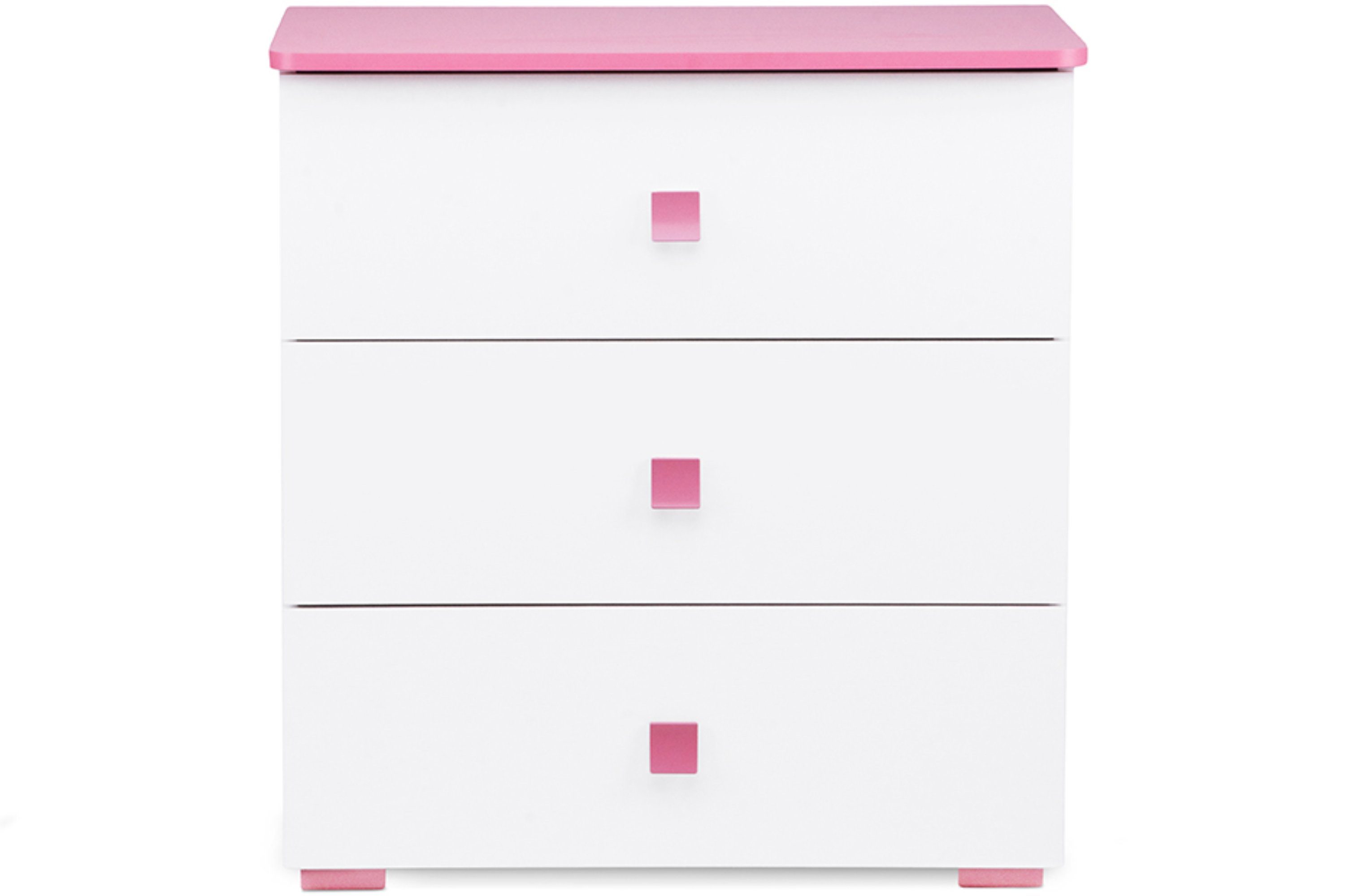 KONSIMO® Schubkastenkommode PABIS Kommode für Kinder, Kommode für Kinder, in Pastellfarben, funktionell und geräumig