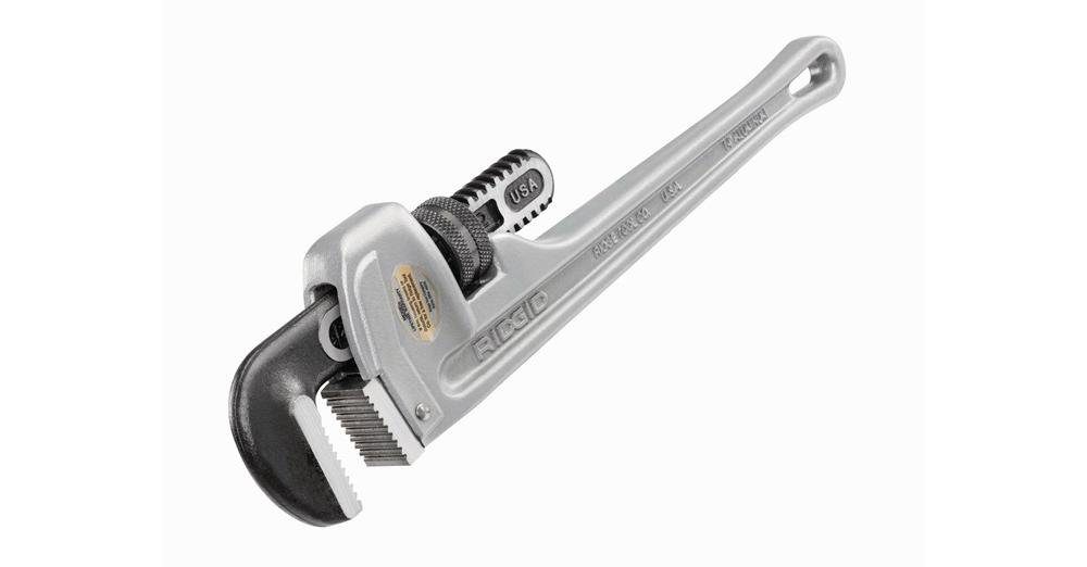 Ridgid Rohrzange Rohrzange Modell 814 max. Durchmesser 3 Zoll, Länge 600mm gerade Aluminium