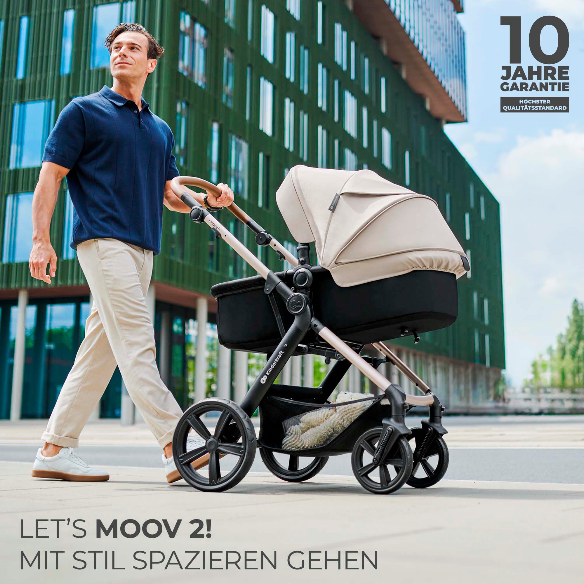 Kinderkraft Kombi-Kinderwagen MOOV 2 4in1 AIR, (Set), mit Luftreifen – Bild 2 von 5