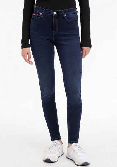 Tommy Jeans Skinny-fit-Jeans Nora mit Tommy Jeans Label-Badge & Passe hinten