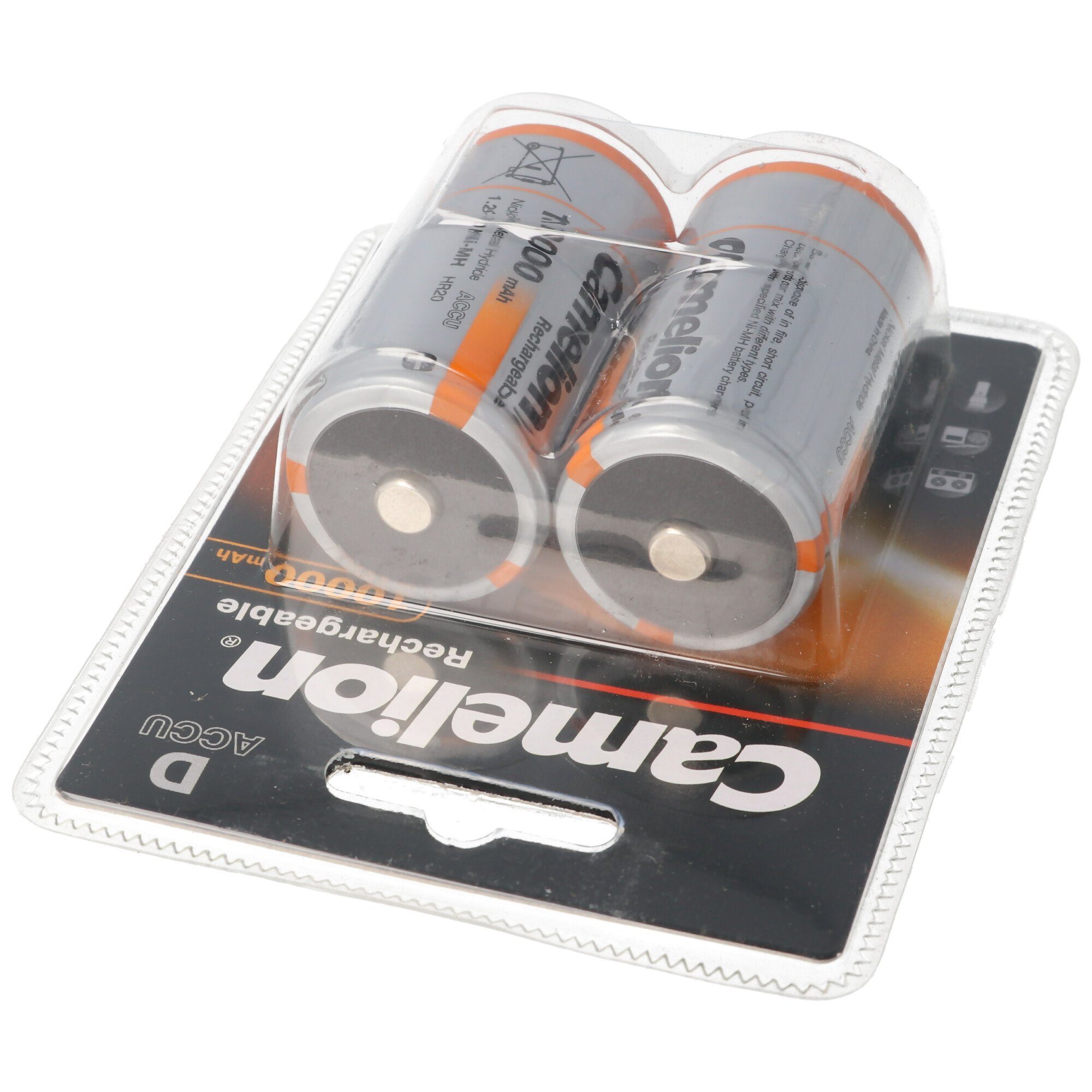 Camelion NiMH Akku Mono D LR20 1,2 Volt mit max. 10000mAh Kapazität Akku 10000 mAh (1,2 V)