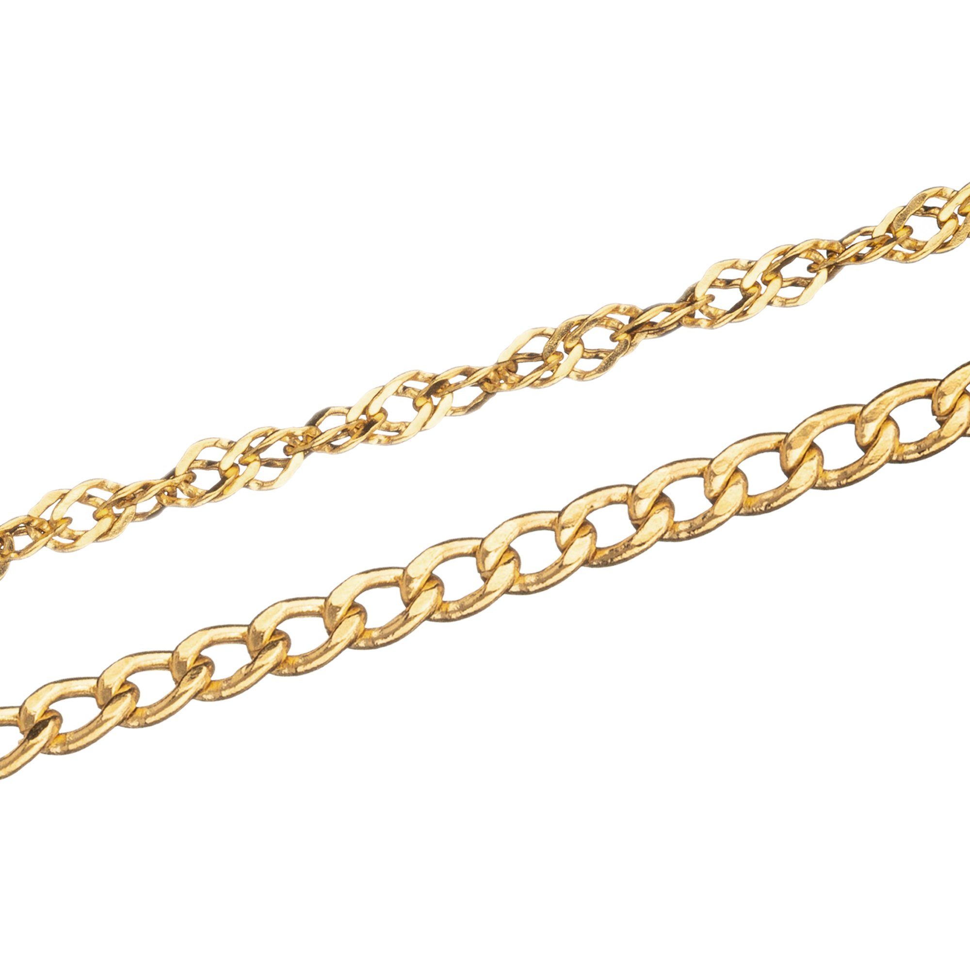 NKlaus Goldkette 45cm Singapurkette 14 Karat günstig online kaufen