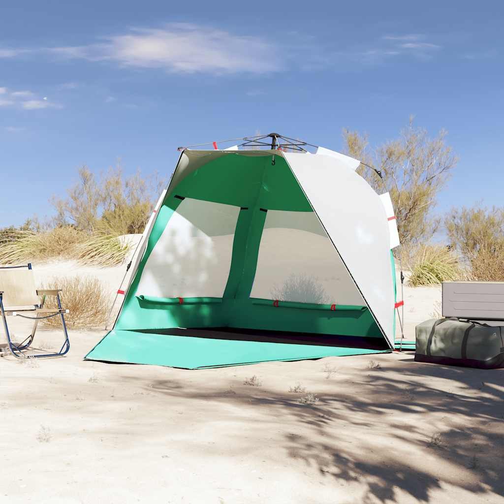 vidaXL Kuppelzelt Strandzelt 3 Personen Seegrün günstig online kaufen