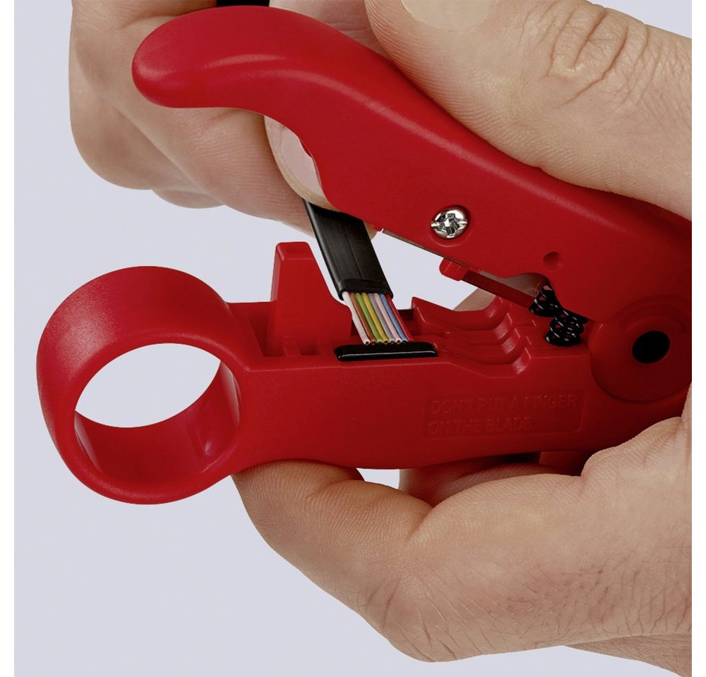 Thumbnail - Knipex Kabelmesser Knipex 16 60 06 SB Kabelentmanteler Geeignet für Koaxialkabel RG59