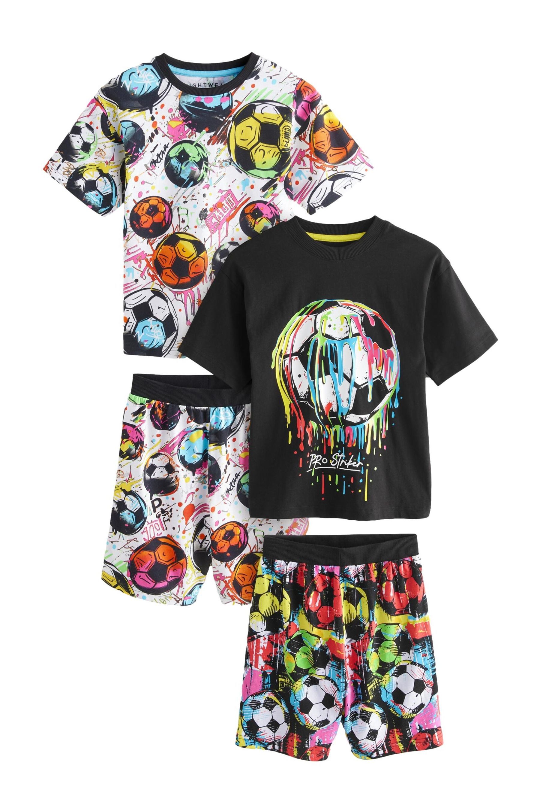 Pyjama 2er-Pack kurze Schlafanzüge aus 100 % Baumwolle