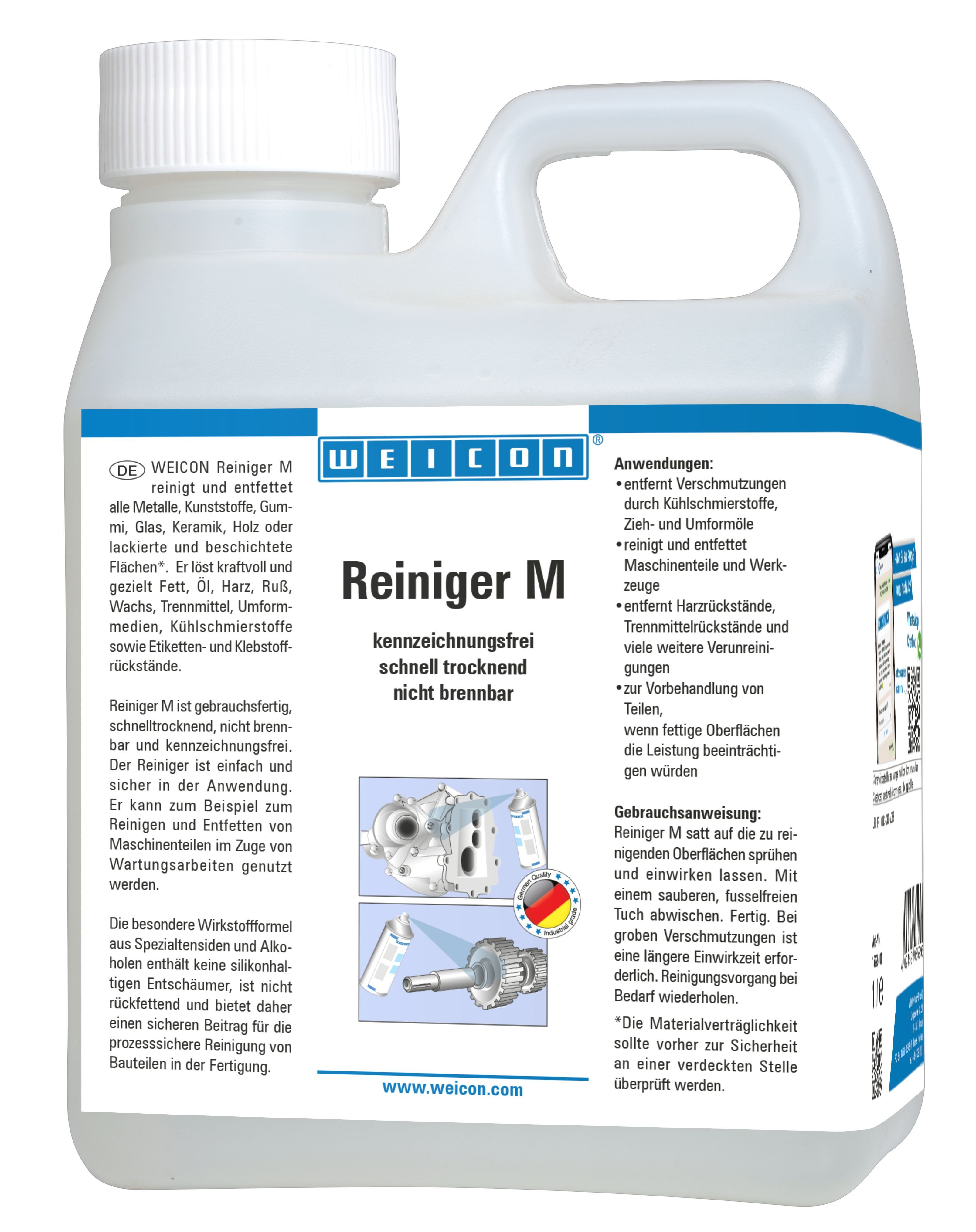 Reiniger M, kraftvoller Spezialreiniger Flüssigreiniger