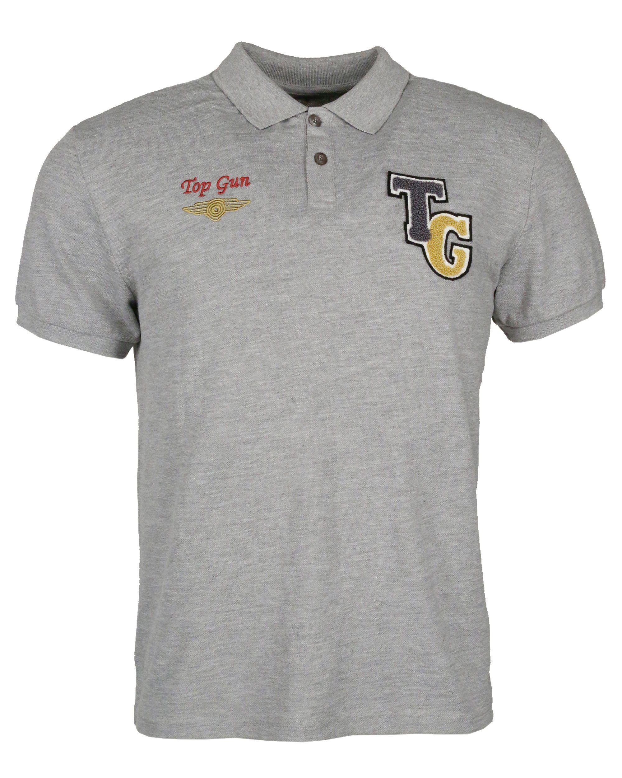 TOP GUN T-Shirt TG202120071 grey mélange