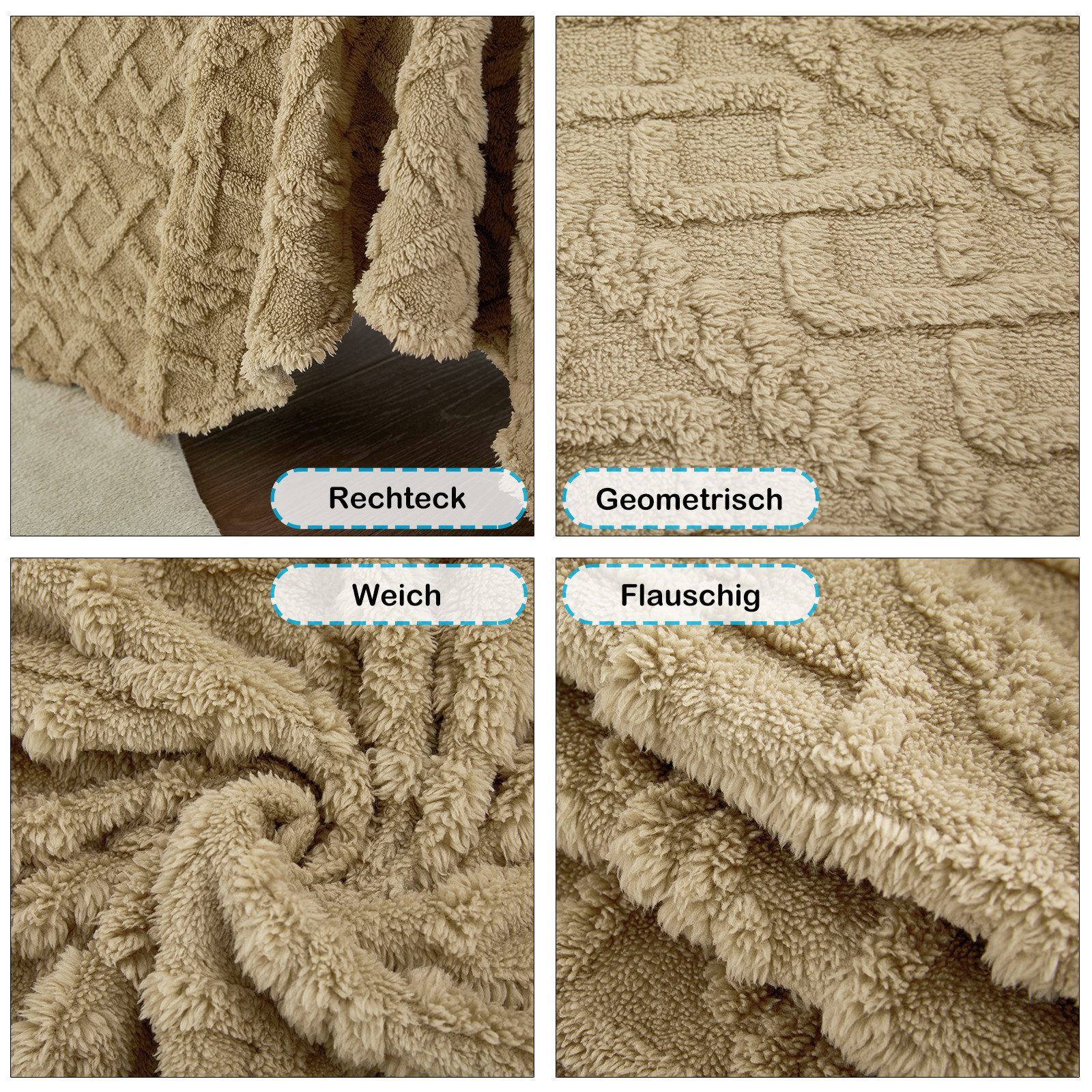 Rosnek Sofaschoner Plüsch Sofa Überzug Sofabezug Sofadecke Schonbezug 1 2 3 günstig online kaufen