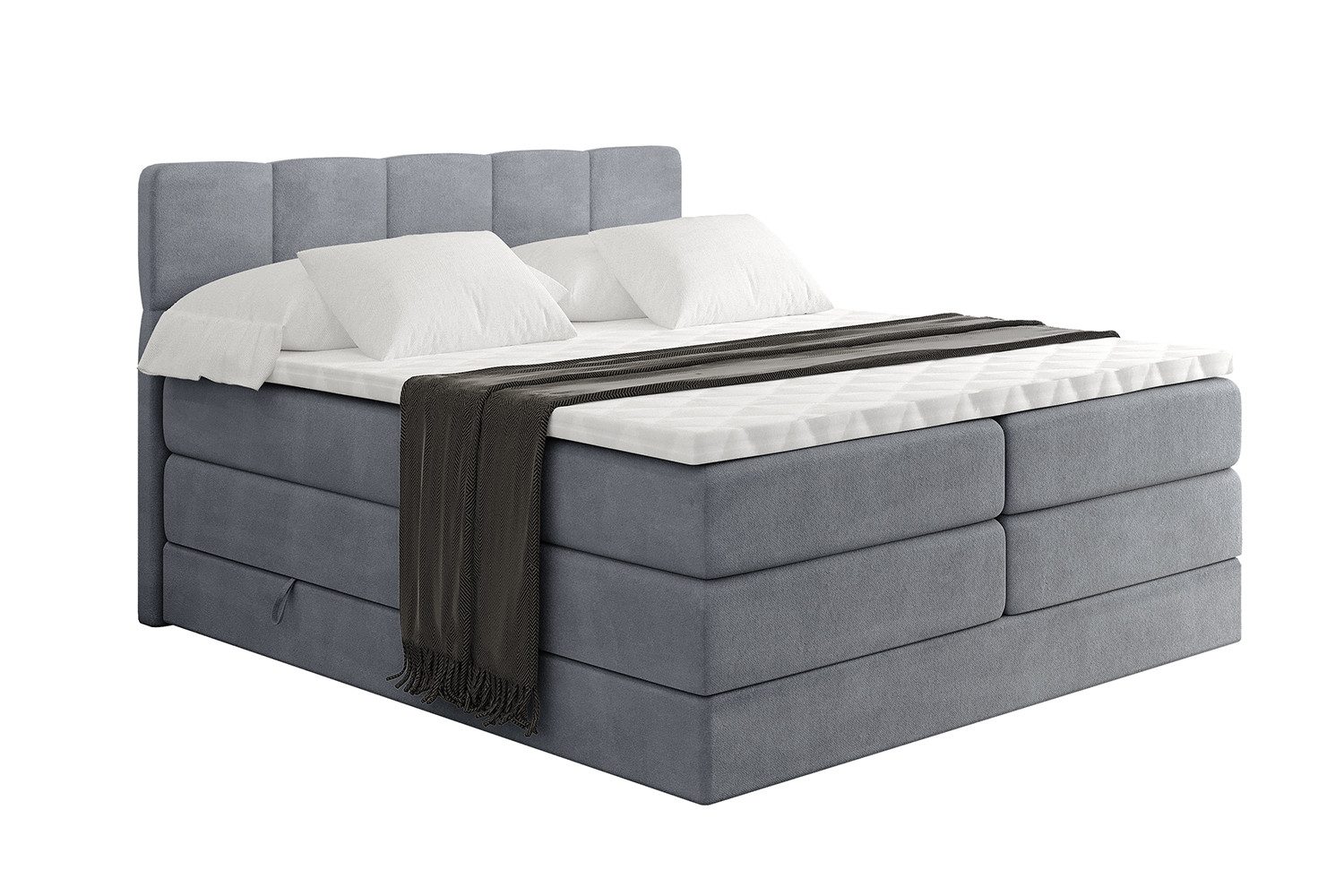 ALTDECOR Boxspringbett LIRO KING (Multipocket-Matratze H4, günstig online kaufen