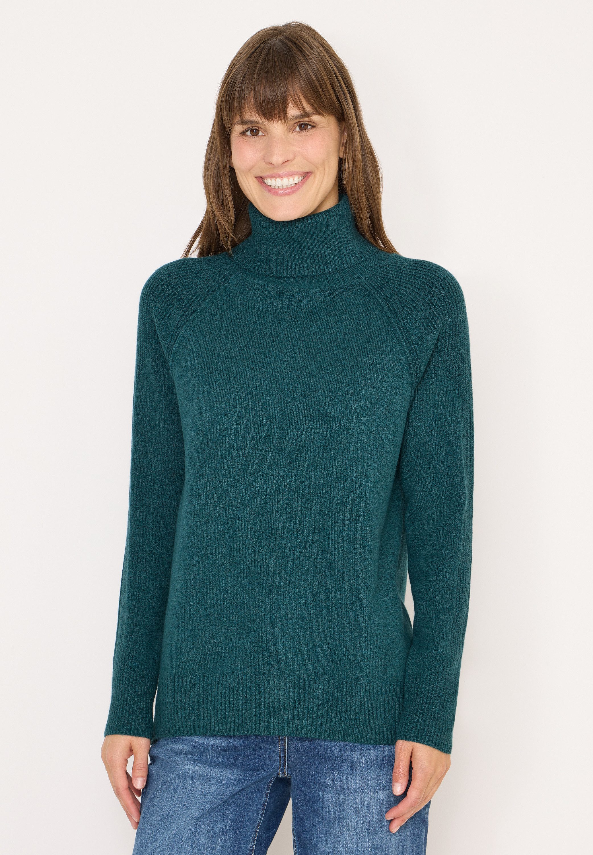 CECIL Rollkragenpullover im angenehmen Materialmix günstig online kaufen