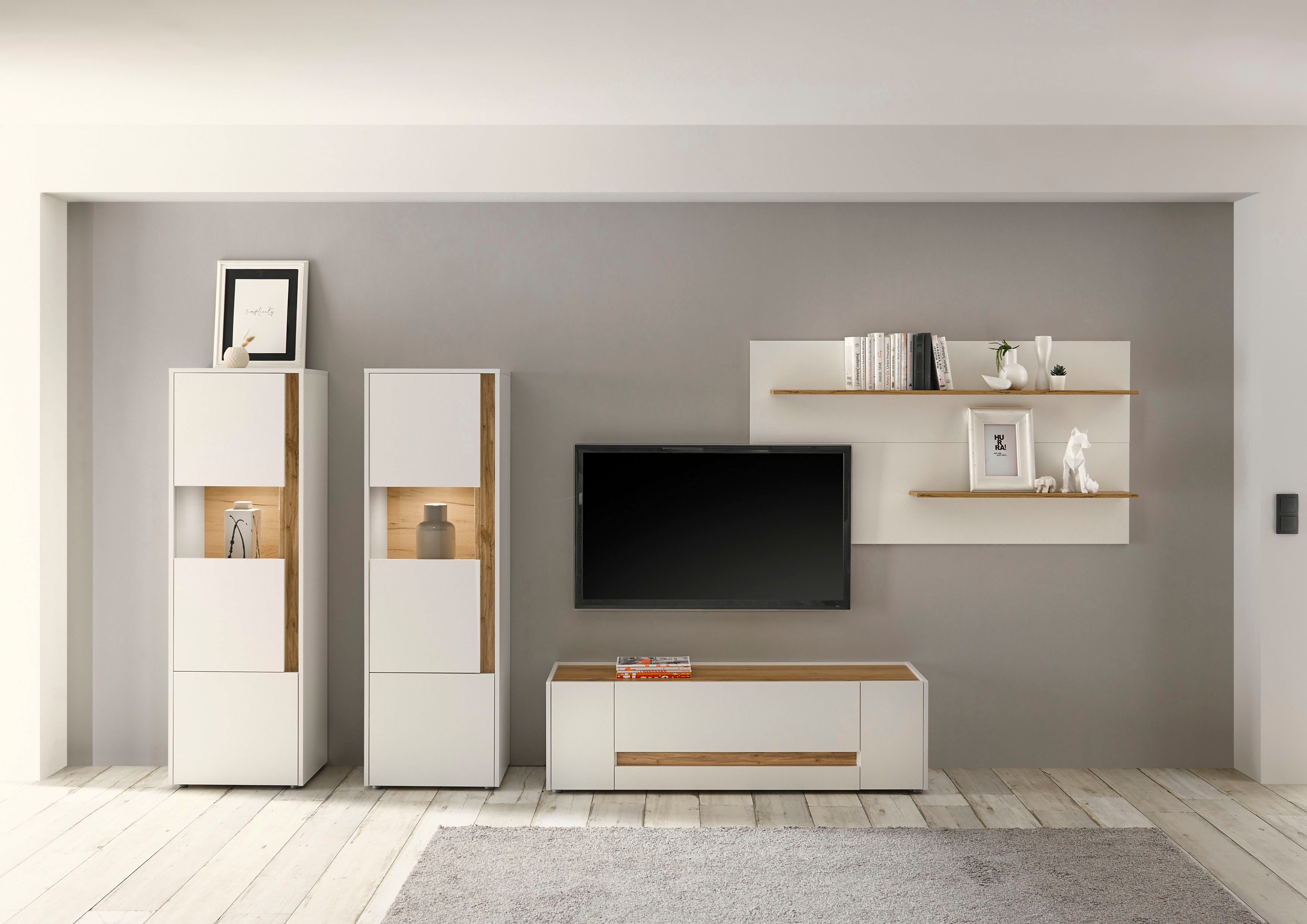 Home affaire Wohnwand City/Giron, (Set, 4-St)