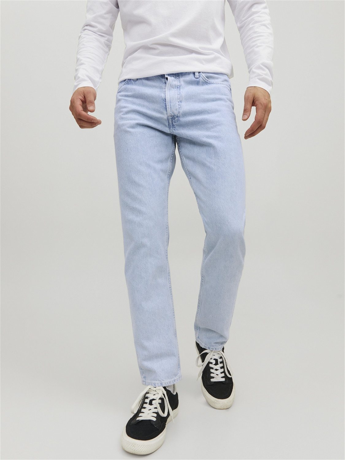 Jack & Jones Relax-fit-Jeans Herren Jeans Hose Blau Hell JJICHRIS JJORIGINAL CJ 220 NOOS