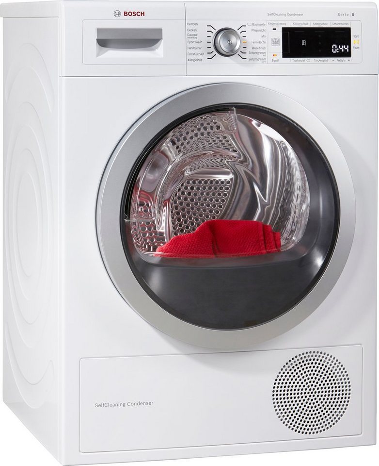 Bosch Wärmepumpentrockner Serie 8 Wtw875w0, 8 Kg Bosch Wärmepumpentrockner Serie 8 Wtw875w0, 8 Kg