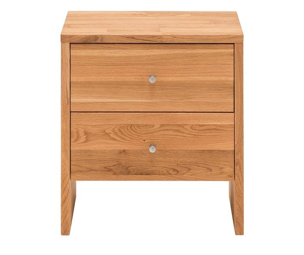 Main Möbel Kommode Kommode 50x56cm 'Stockholm' Wildeiche massiv