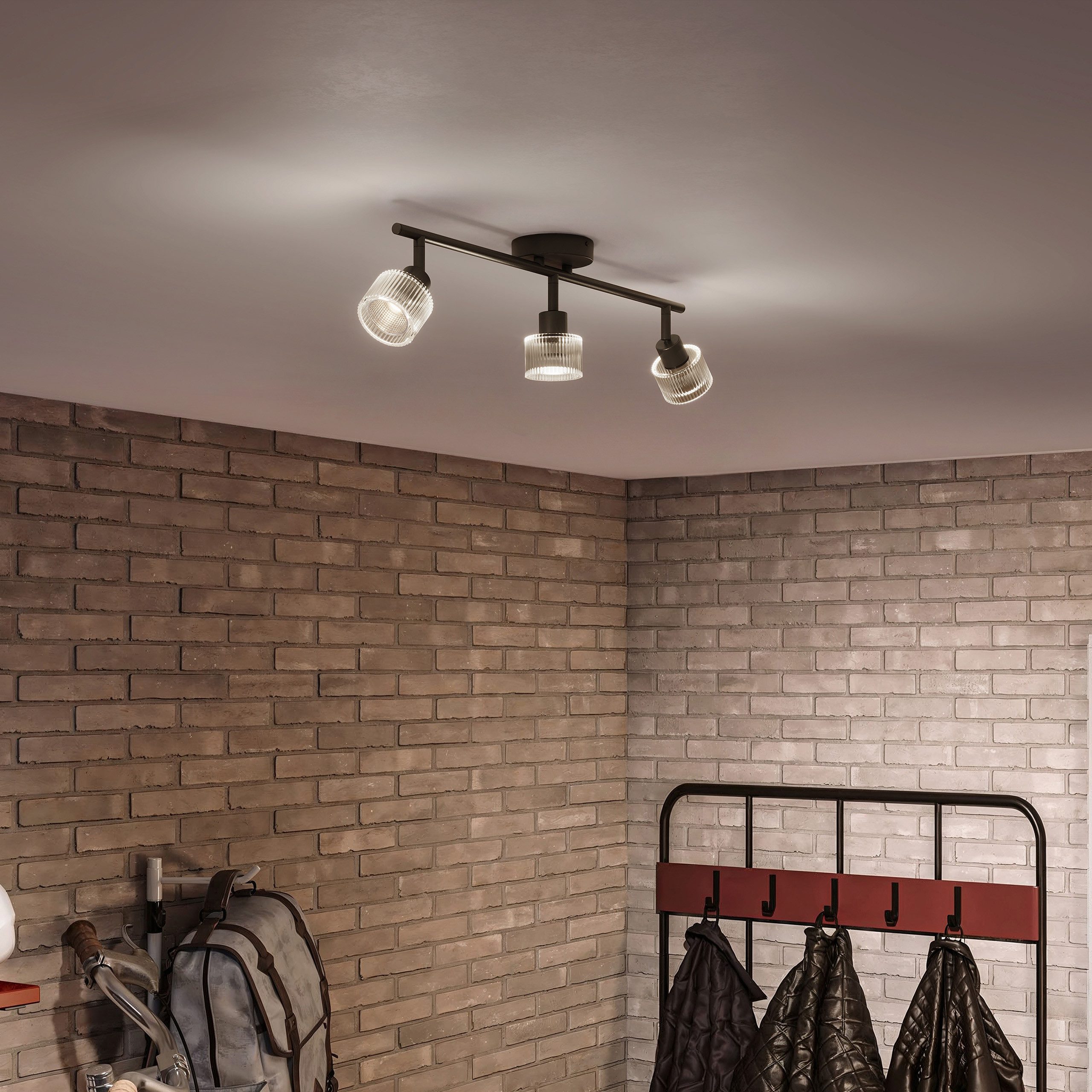 Philips Deckenspot Horen LED Spot, exklusive GU10, Schwarz, ohne Leuchtmittel, Wand- & Deckenmontage, schwenkbar, Premium-Materialien