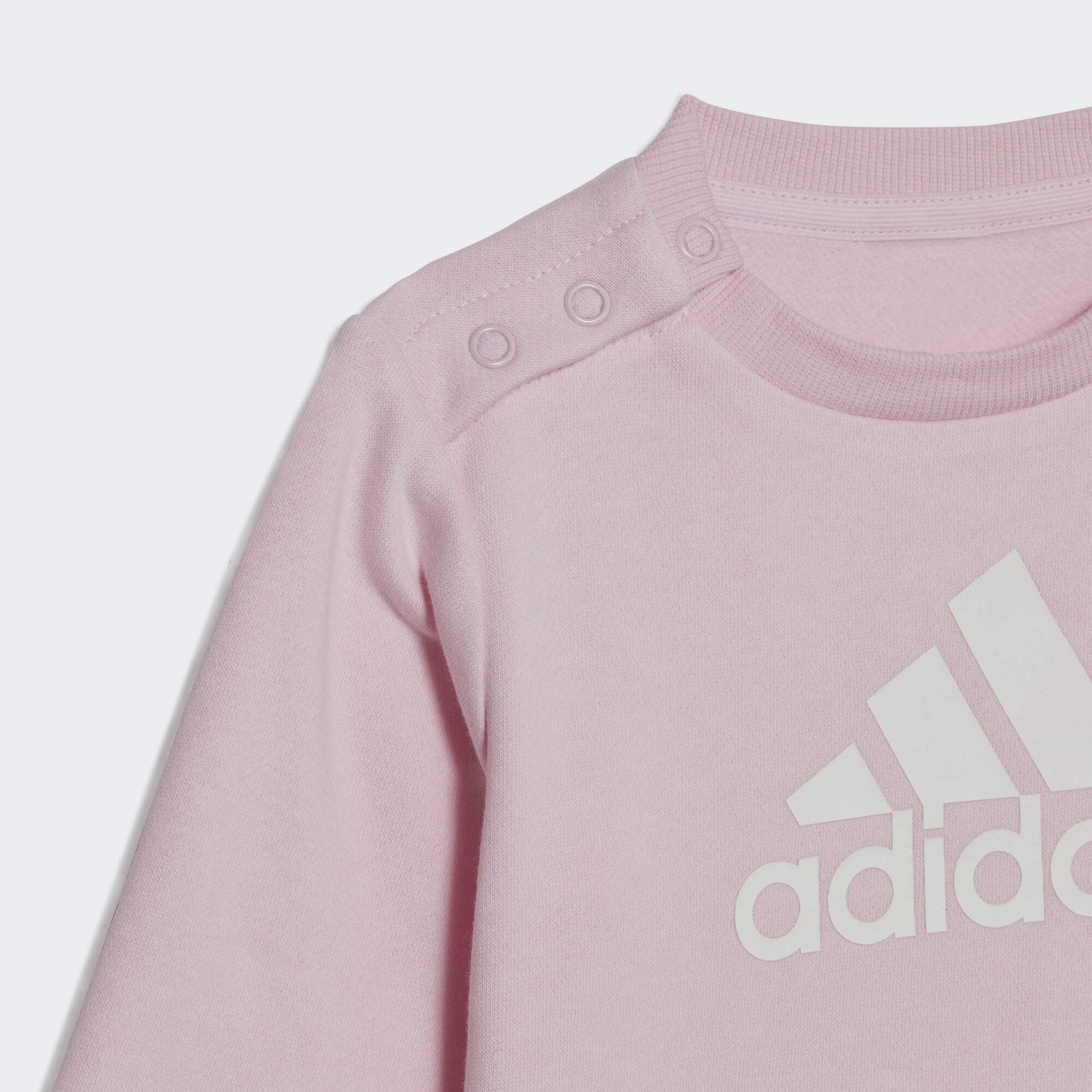 adidas Sportswear Pink Trainingsanzug SPORT JOGGINGANZUG OF / BADGE Clear White