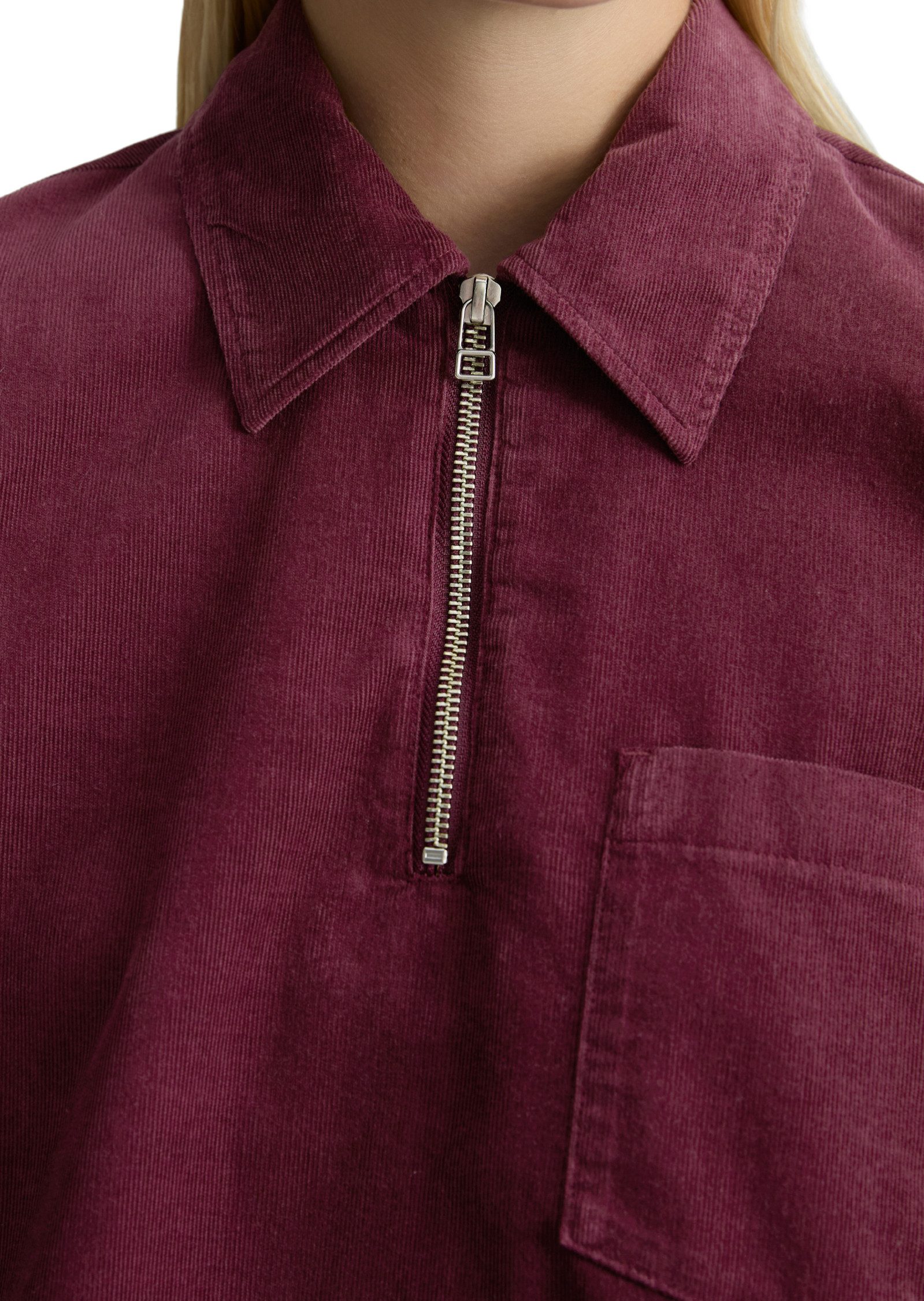 Marc O'Polo DENIM Kurzarmbluse aus Organic Cotton – Bild 4 von 5