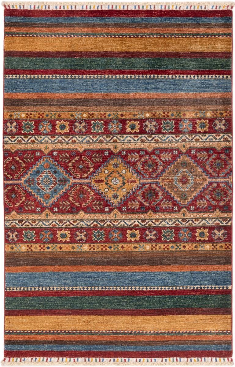 Orientteppich Arijana Shaal 104x159 Handgeknüpfter Orientteppich, Nain Trading, rechteckig, Höhe: 5 mm