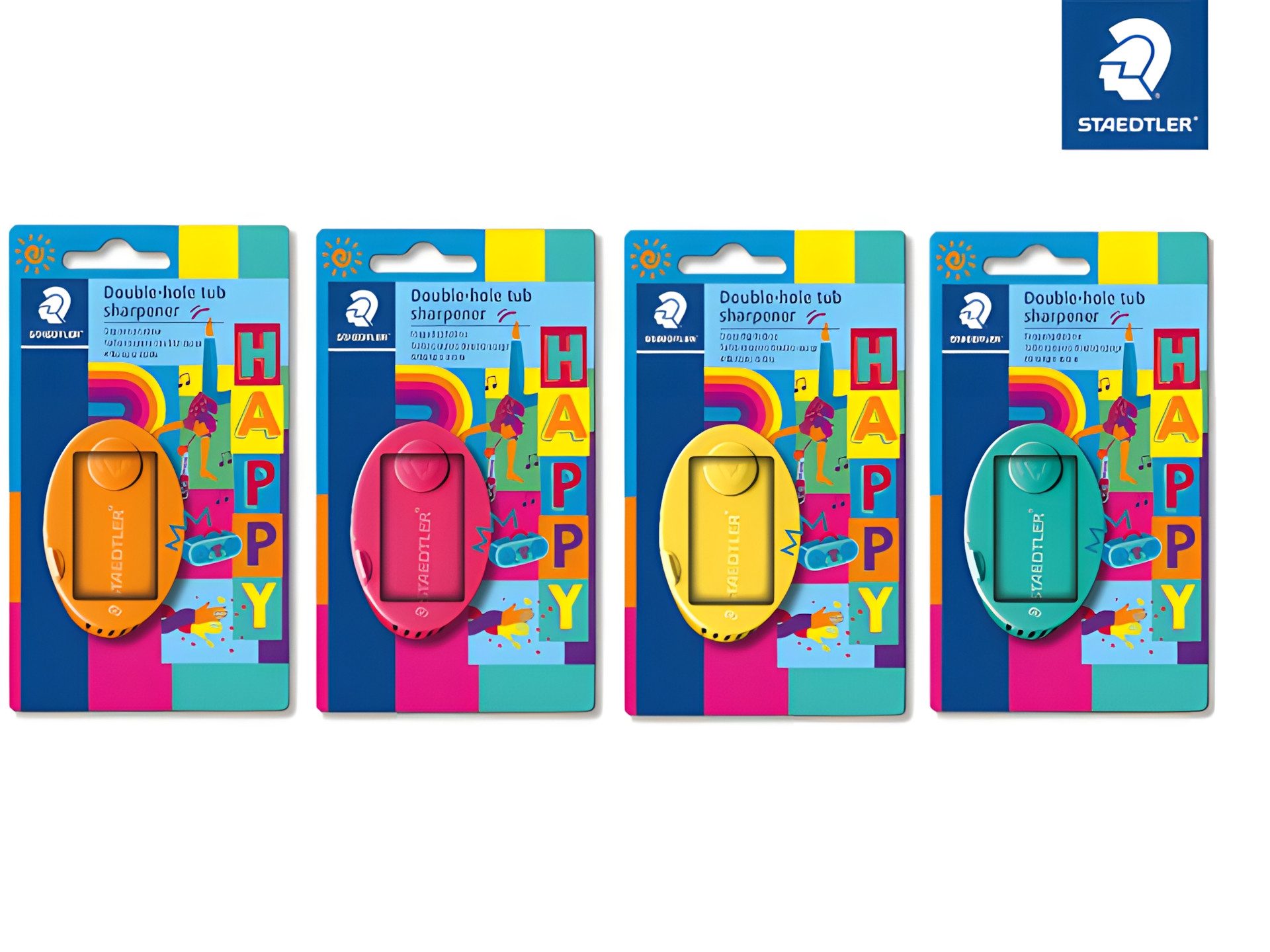 STAEDTLER Точилки Staedtler Doppelklappspitzdose Happy Line