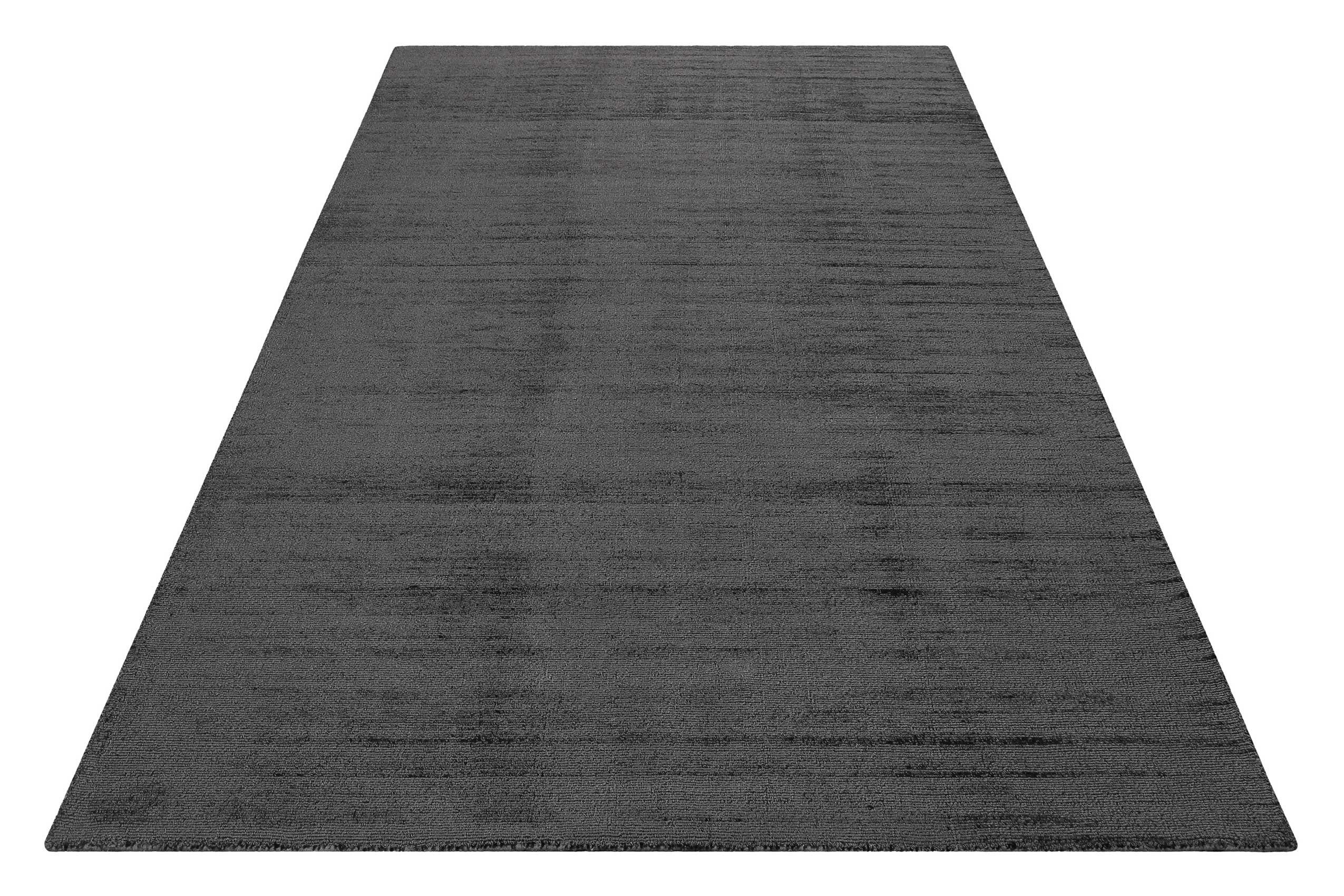 Teppich Gil, Esprit, rechteckig, Höhe: 8 mm, handgewebt, seidig glänzend, schimmernde Farbbrillianz, Melangeeffekt grau