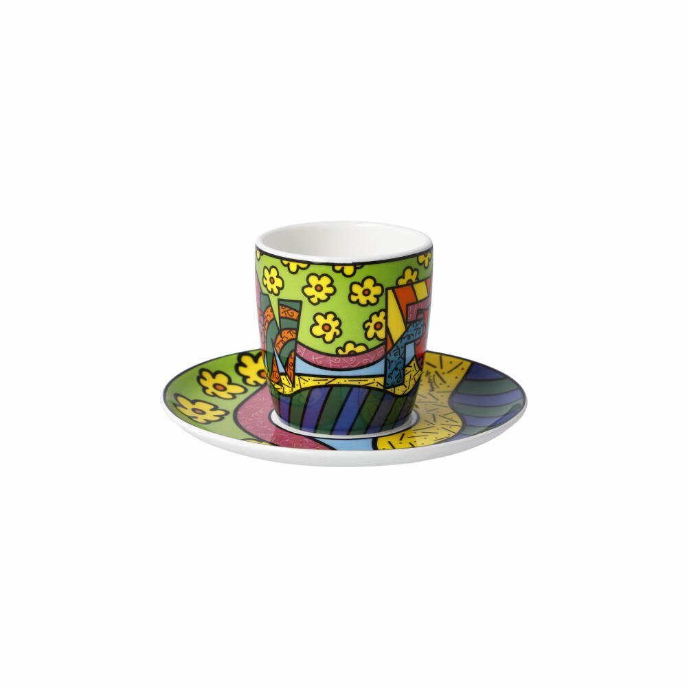 Goebel Espressotasse Romero Britto - Fun, Fine Bone China