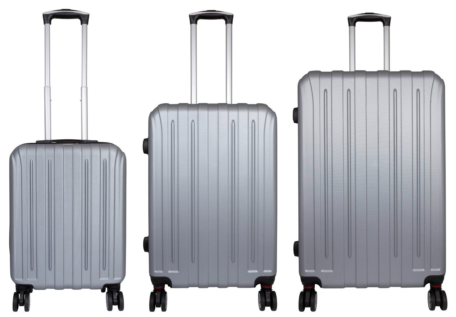 Trendyshop365 Kofferset Dallas, 4 Rollen, (Hartschale, günstig online kaufen