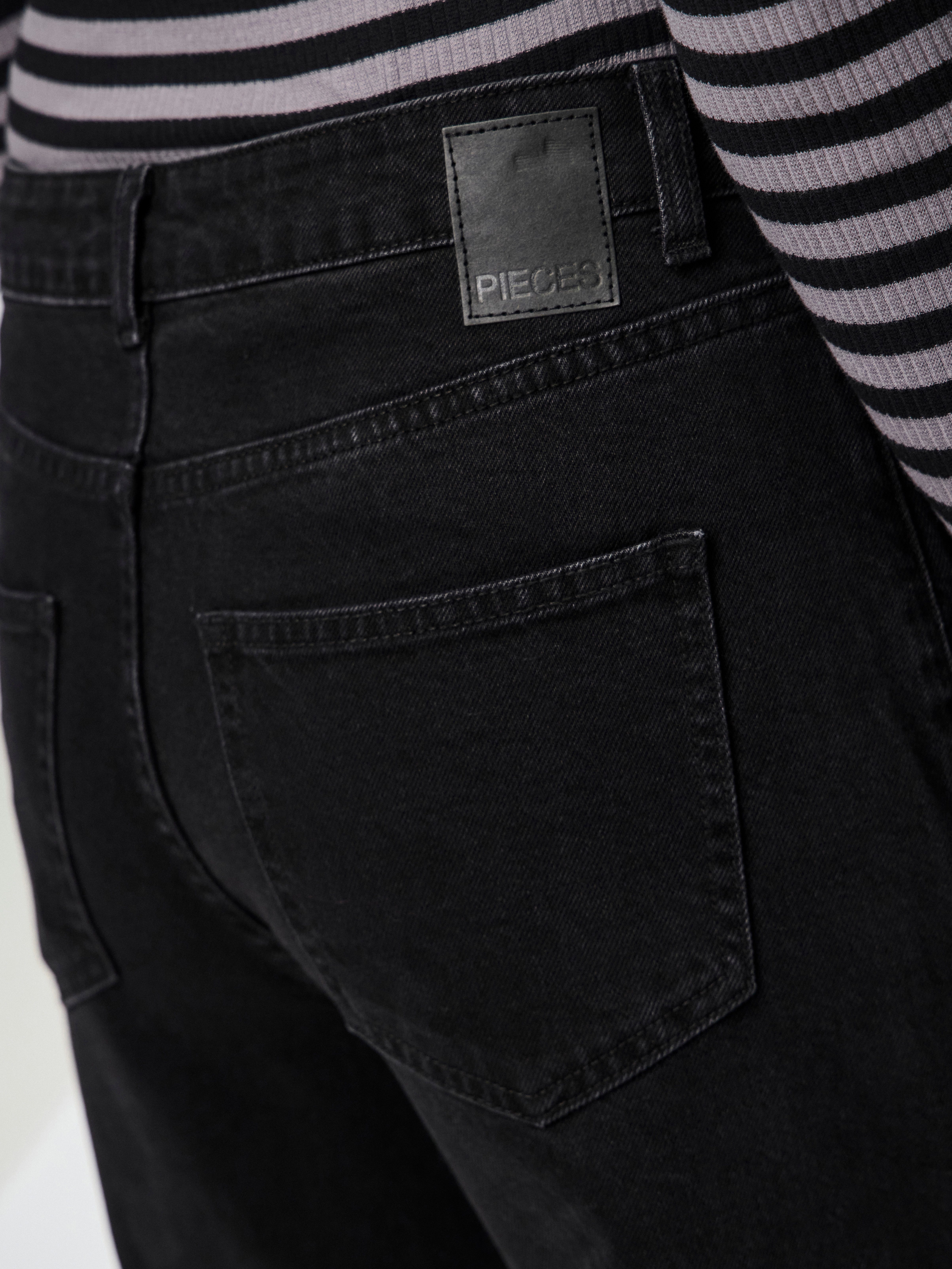 pieces High-waist-Jeans PCSELMA HW WIDE JEANS BL NOOS BC