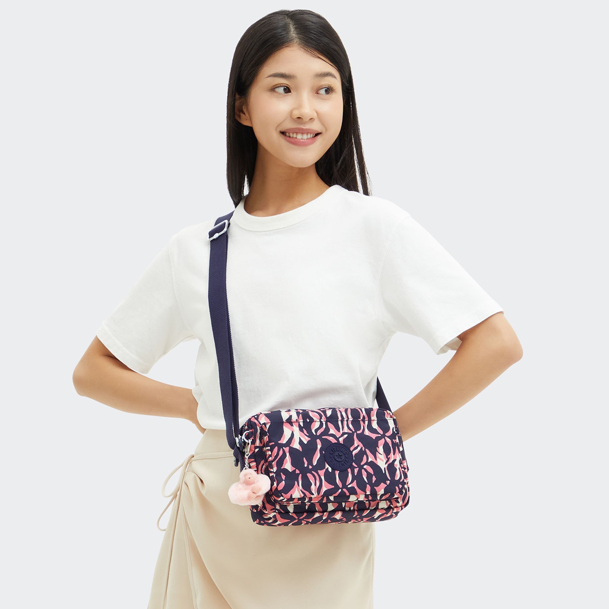KIPLING Umhängetasche Basic Prt, Polyester günstig online kaufen