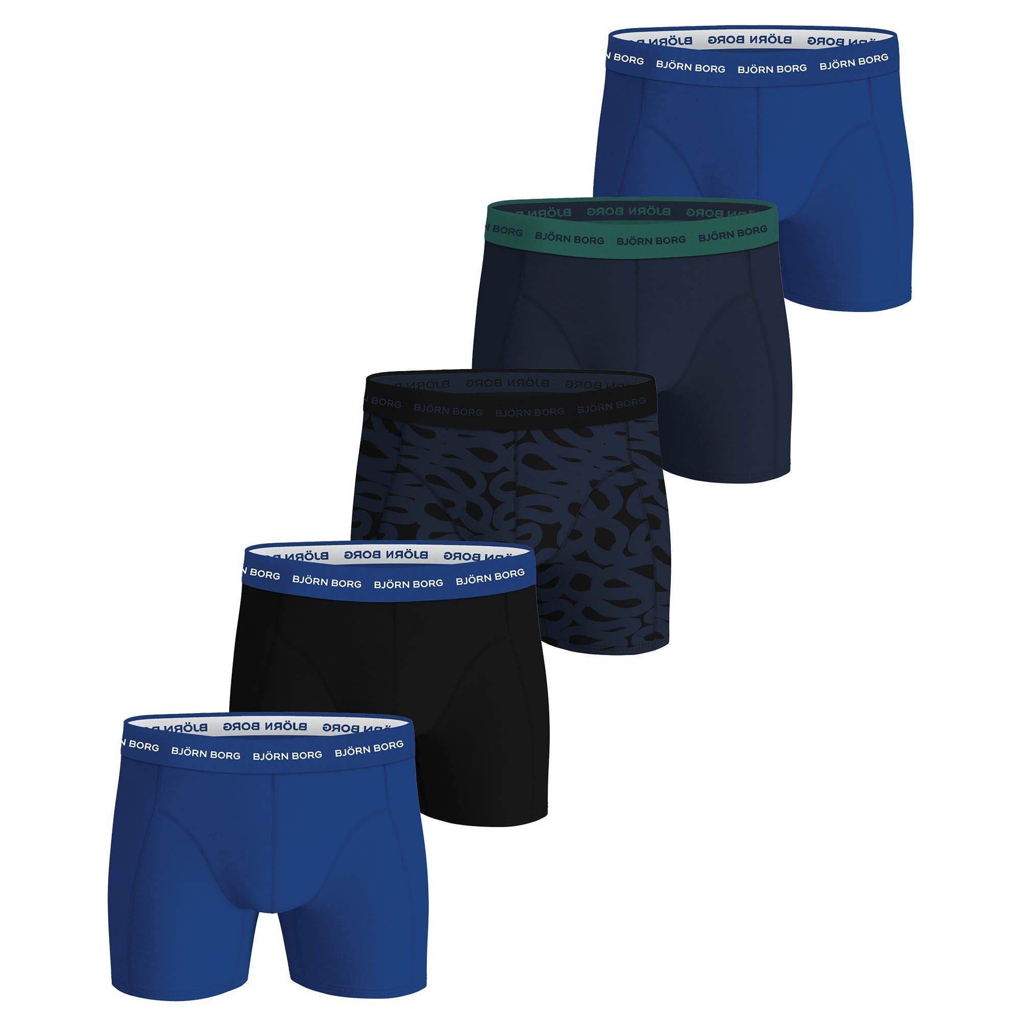 Björn Borg Boxer Herren Boxershort 5er Pack Baumwollmischung (Packung, 5er günstig online kaufen