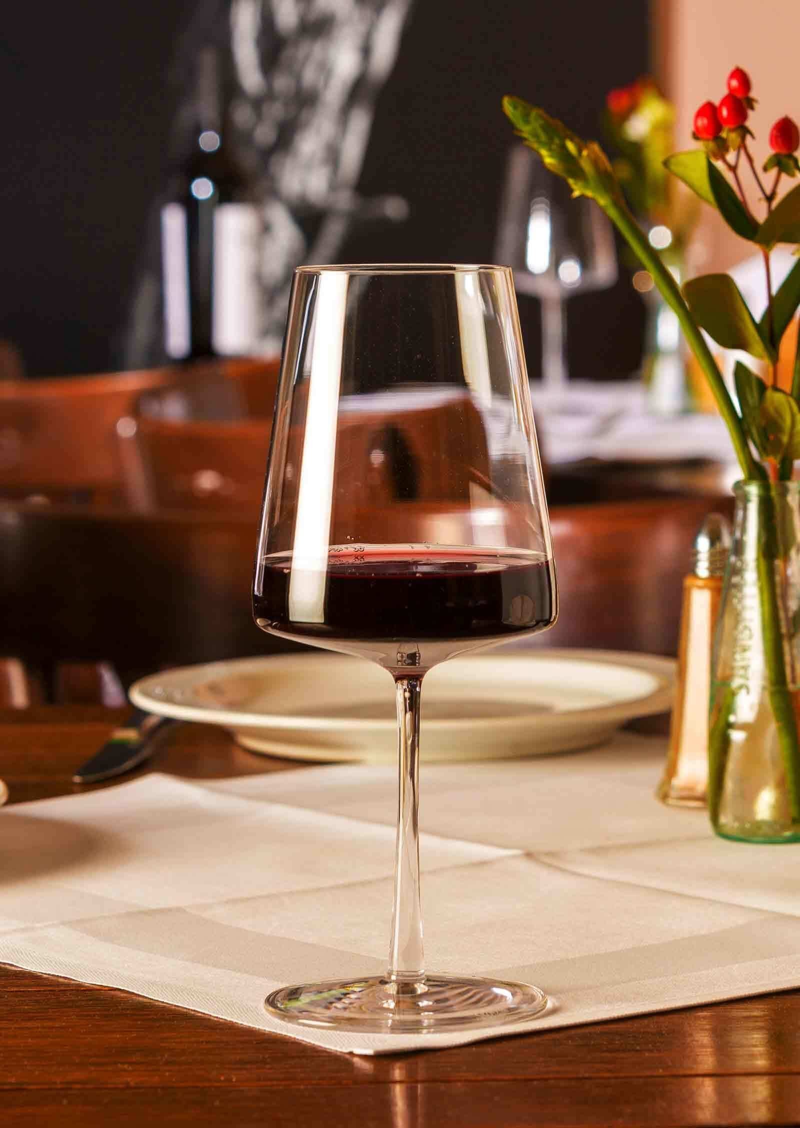 Stölzle Rotweinglas Power Bordeauxgläser 648 ml 6er Set, 6-tlg., Glas