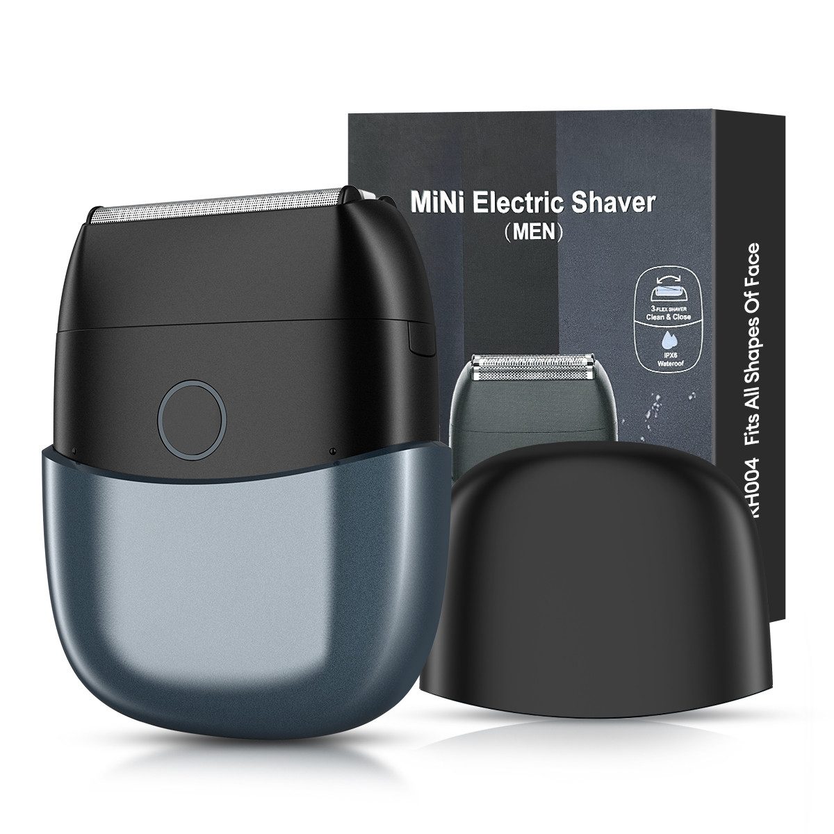 inkint Elektrorasierer Profi,Rasierer Herren Elektrisch,USB Aufladen Tragbar Folienrasierer, Wet & Dry,wasserdicht IPX65,Intelligente Geschwindigkeit