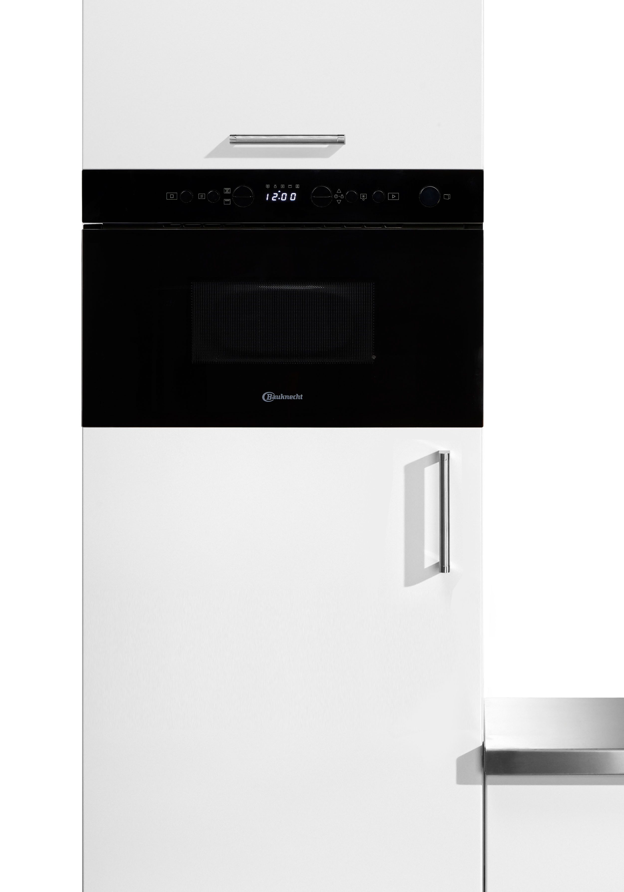 BAUKNECHT Einbau-Mikrowelle BMN14BK, Mikrowelle, 22 l, 3D-System für gleichmäßige Hitzeverteilung