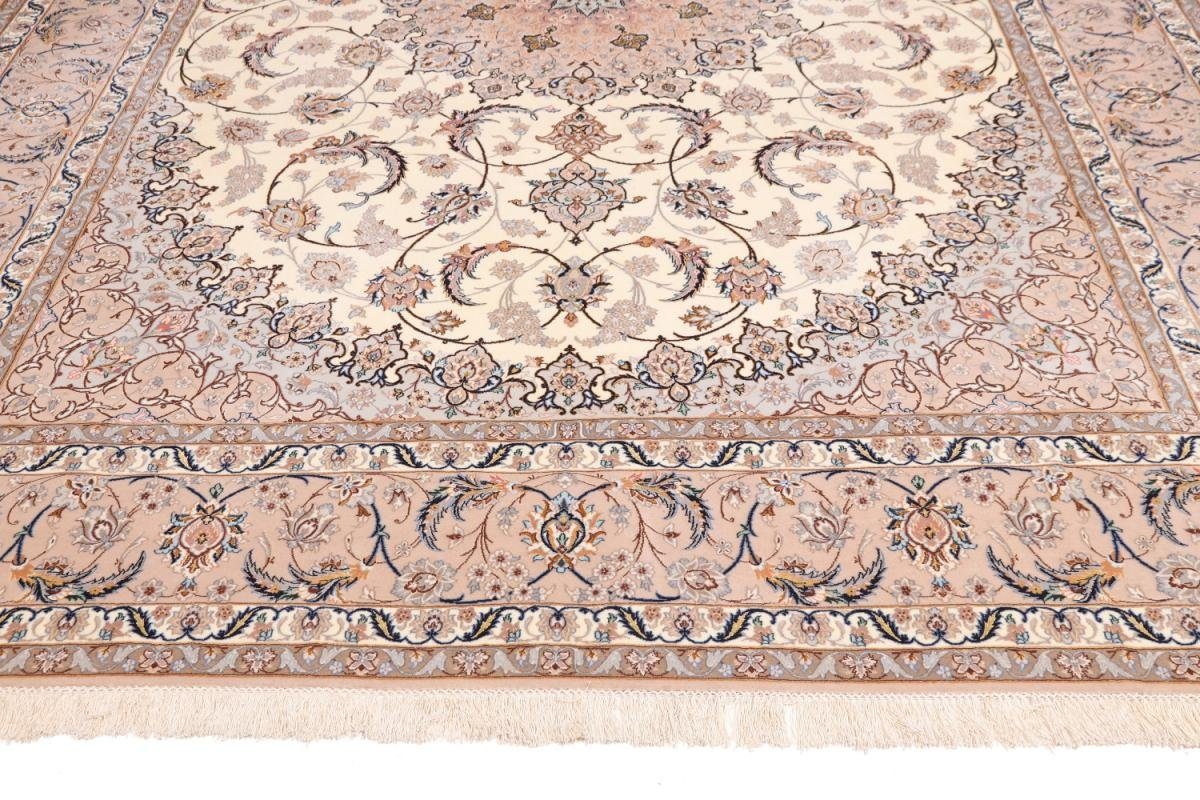 Orientteppich Isfahan Seidenkette 259x351 Handgeknüpfter mm Trading, Orientteppich, rechteckig, Nain 6 Höhe