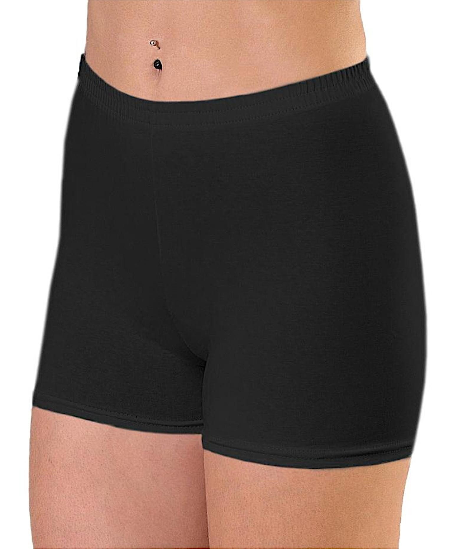 Yogashorts Alkato Damen Shorts mit Hohem Bund Hotpants Radlerhose Long Shorts