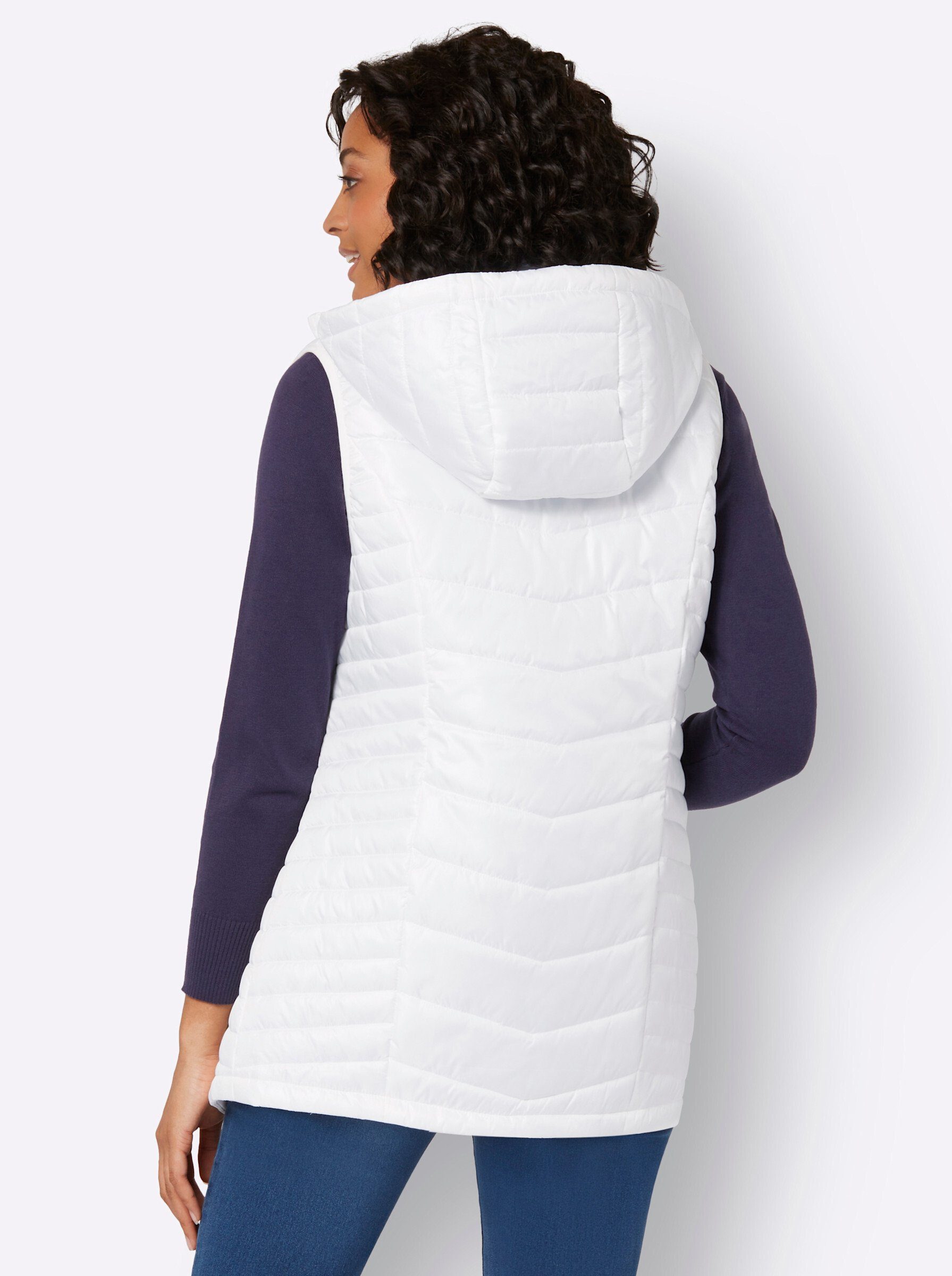 Witt Jerseyweste Long-Steppweste