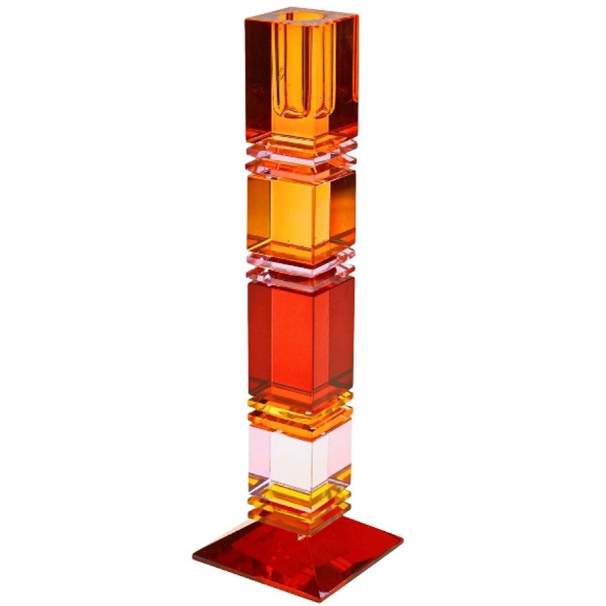 Werner Voß Kerzenhalter Kerzenleuchter Fancy Crystal Rot Orange