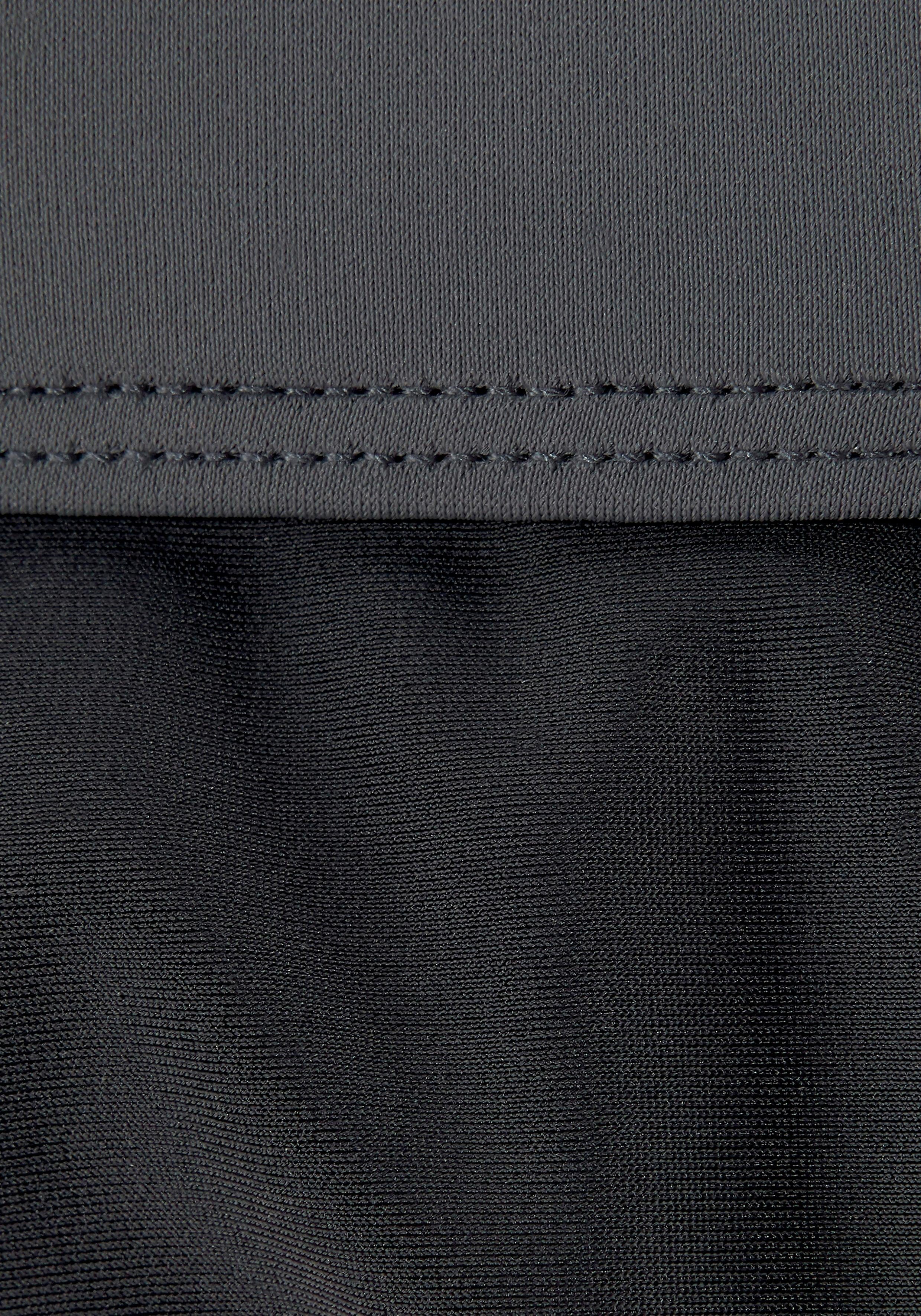 schwarz Details kontrastfarbenen Badeslip bugatti mit