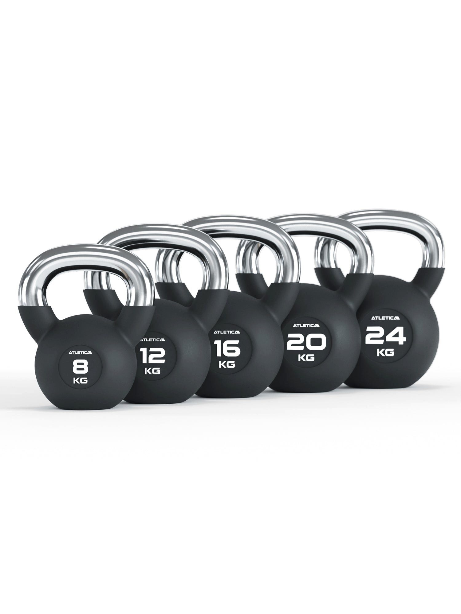 ATLETICA Kettlebell Kettlebell Set, Functional 8, 12, 16, 20, 24kg