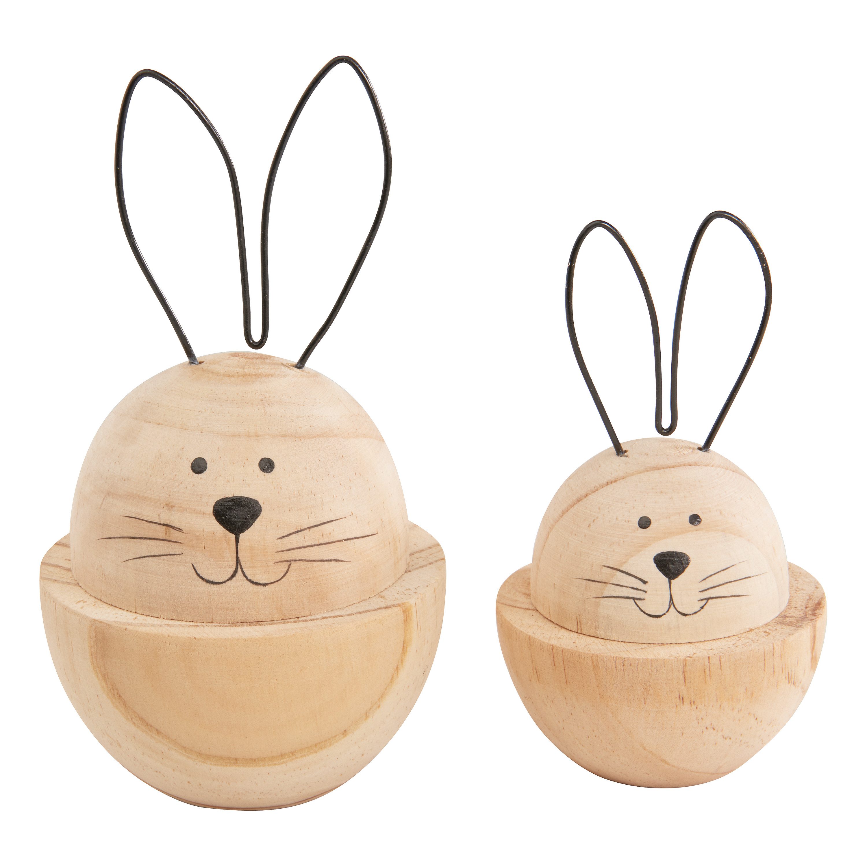 Dekoobjekt Mopsy und Flopsy