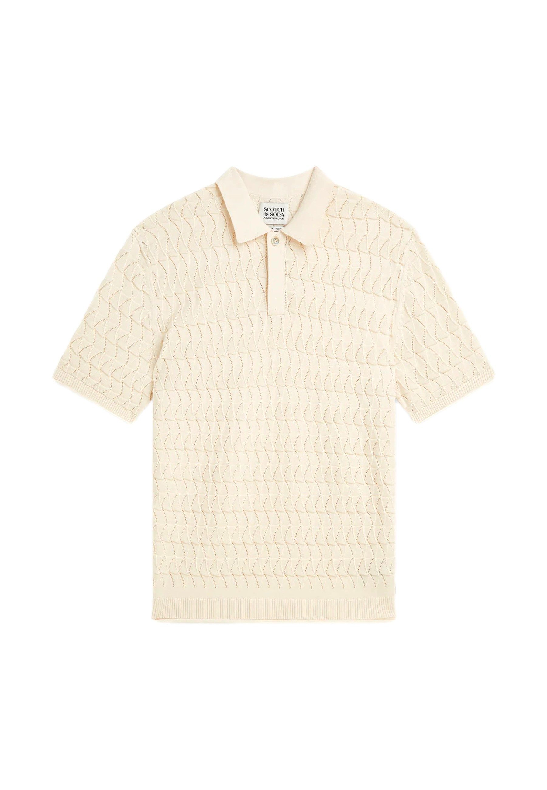 Scotch & Soda Poloshirt Poloshirt Kurzarmshirt mit Polokragen (1-tlg., 1)