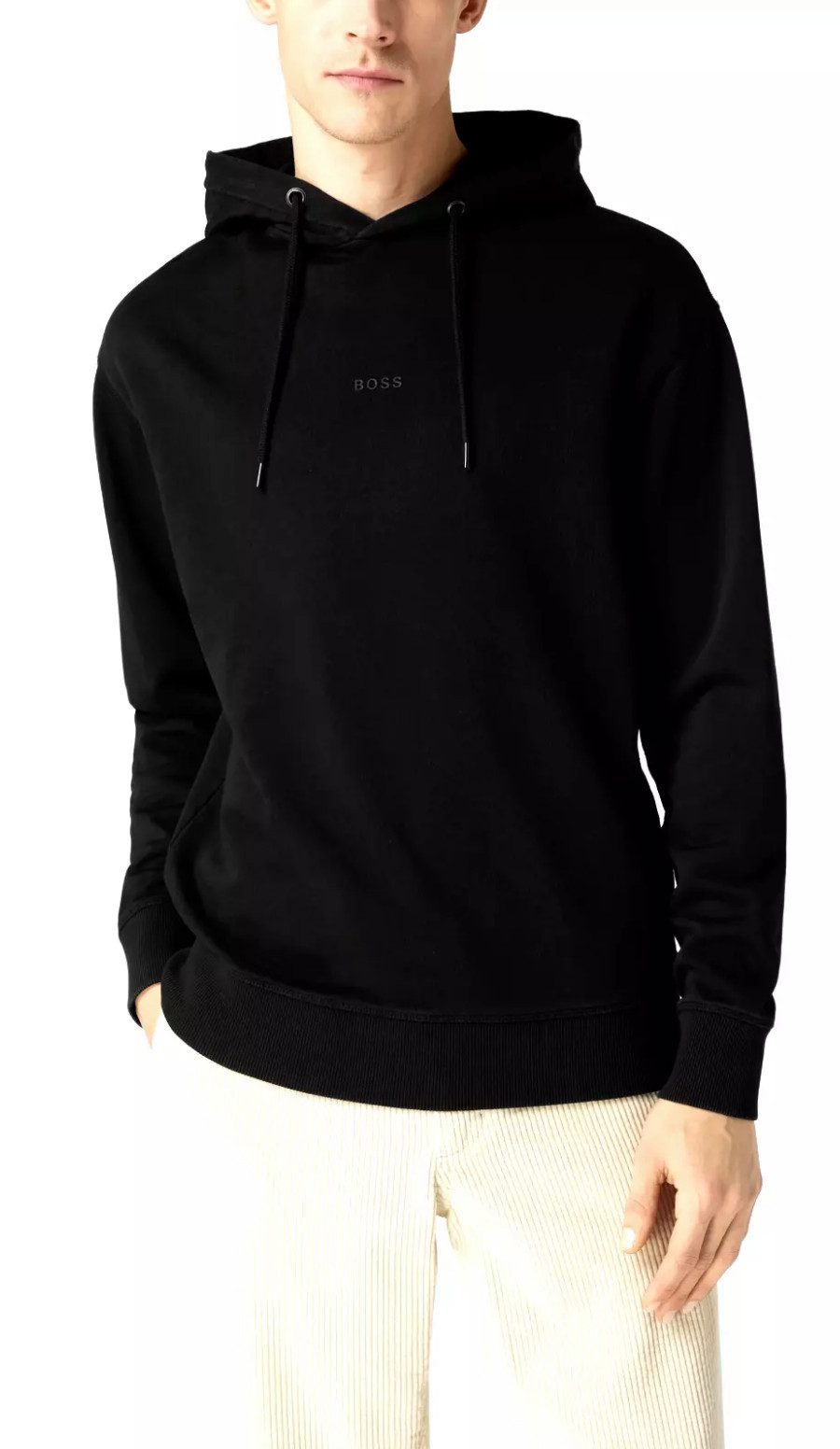 BOSS Kapuzensweatshirt Herren Wefade Hoody Kapuze mit Kordelzug, dezentes L günstig online kaufen
