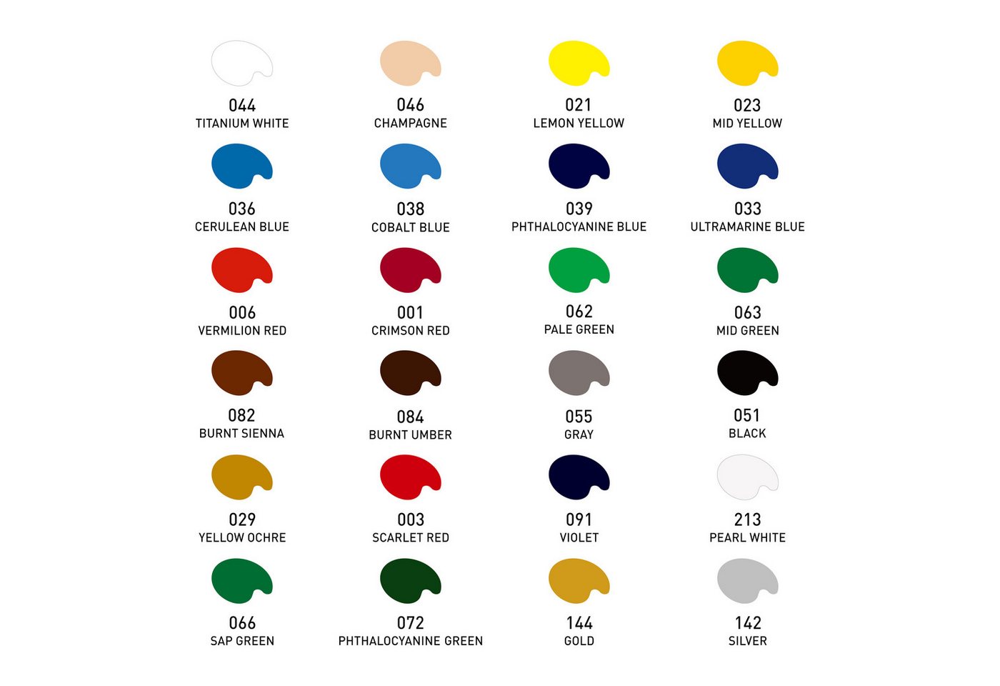 Thumbnail - ESENG Acrylfarbe Premium FRUIT AP-12, 12-ml-Tuben, 12 & 24 Farben, für Leinwände, Holz