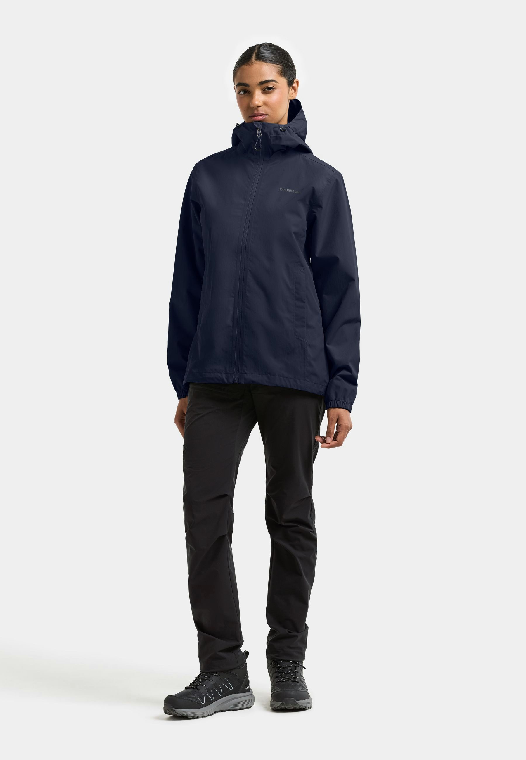 Didriksons Outdoorjacke Damen Regenjacke Wasserdicht VARJA mit Kapuze mit Taschen
