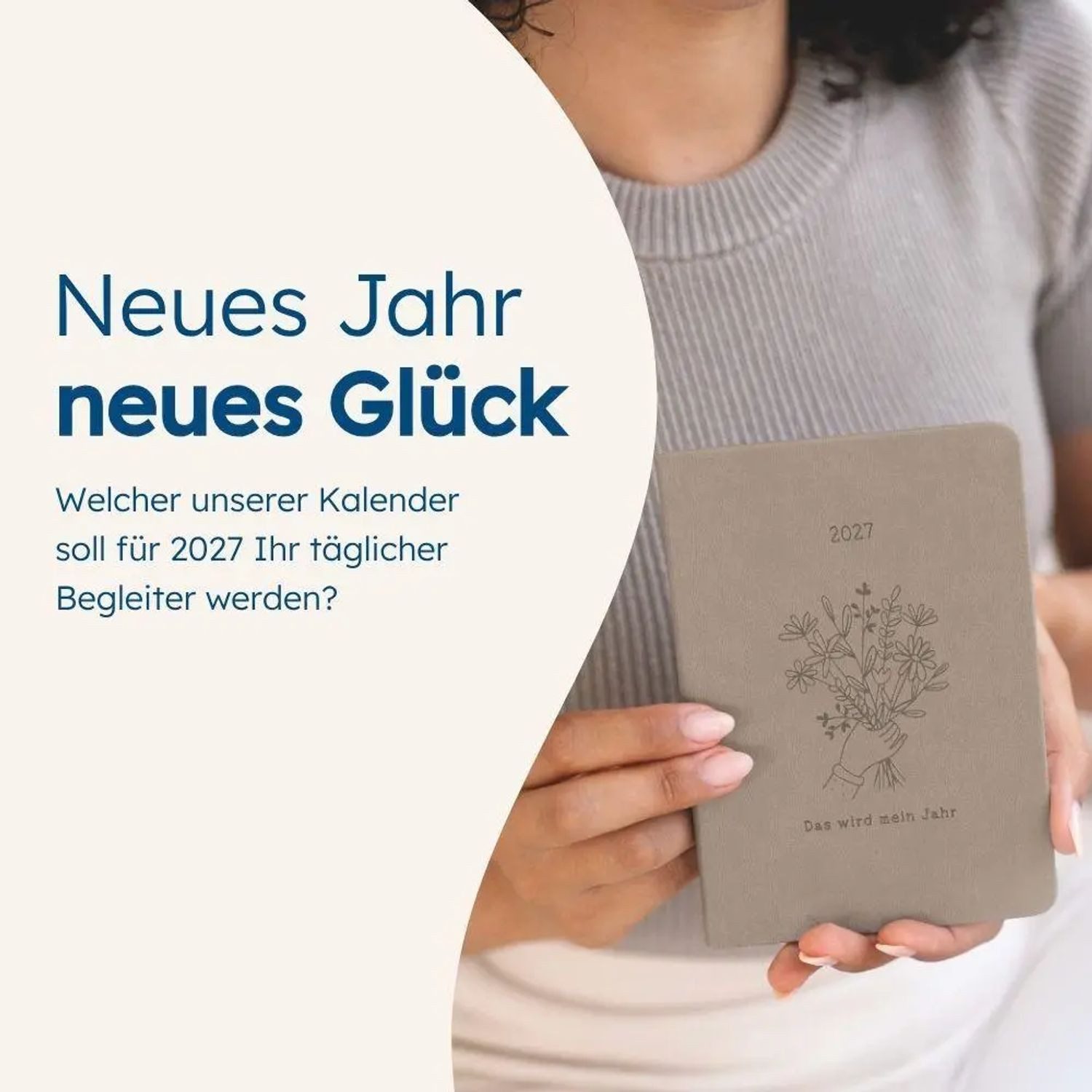 Grafik Werkstatt Taschenkalender Terminplaner Lederlook 2027 Hellblau