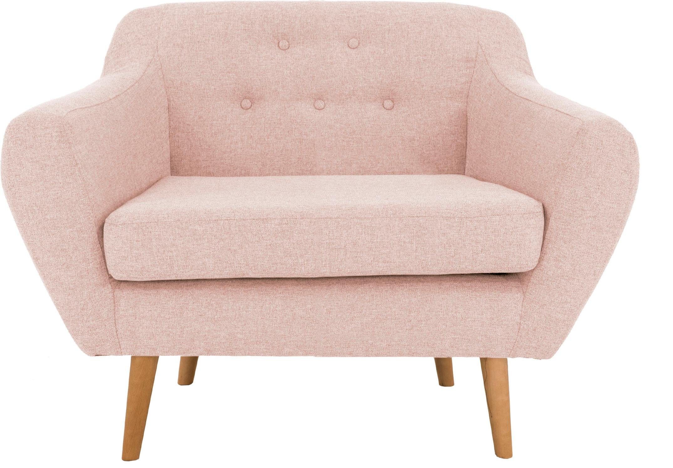 Home affaire Sessel Renne, mit Heftung im Rücken im skandinavischem Stil. Reduzierter Preis € 369,99. Unverbindliche Preisempfehlung € 469,99