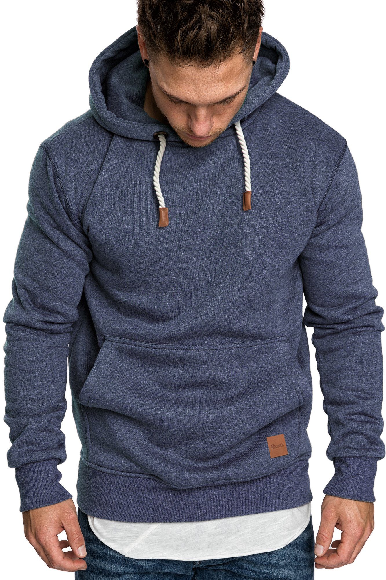 REPUBLIX Sweatshirt ERIC Herren Basic Kapuzenpullover Hoodie