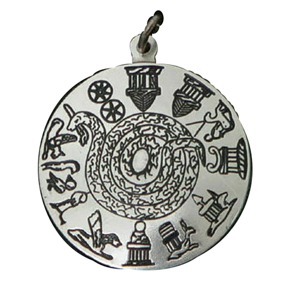 Kettenanhänger Stein von Susa Schmuck Anhänger versilbert 30mm