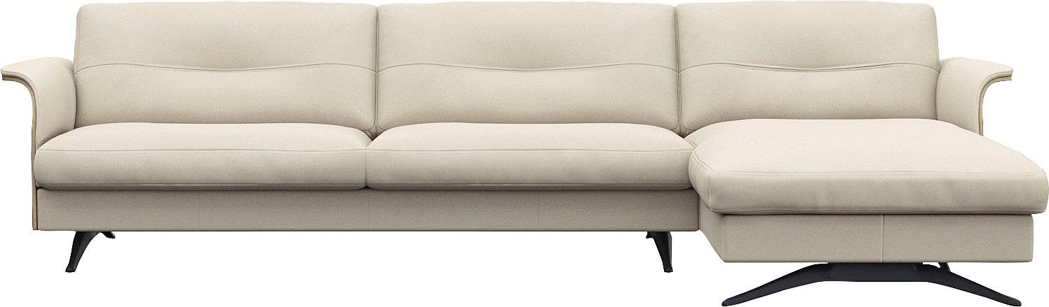 FLEXLUX Ecksofa Glow, super bequem durch hochwertigem Sitzaufbau mit Federkern, L-Form, Modernes skandinavisches Design