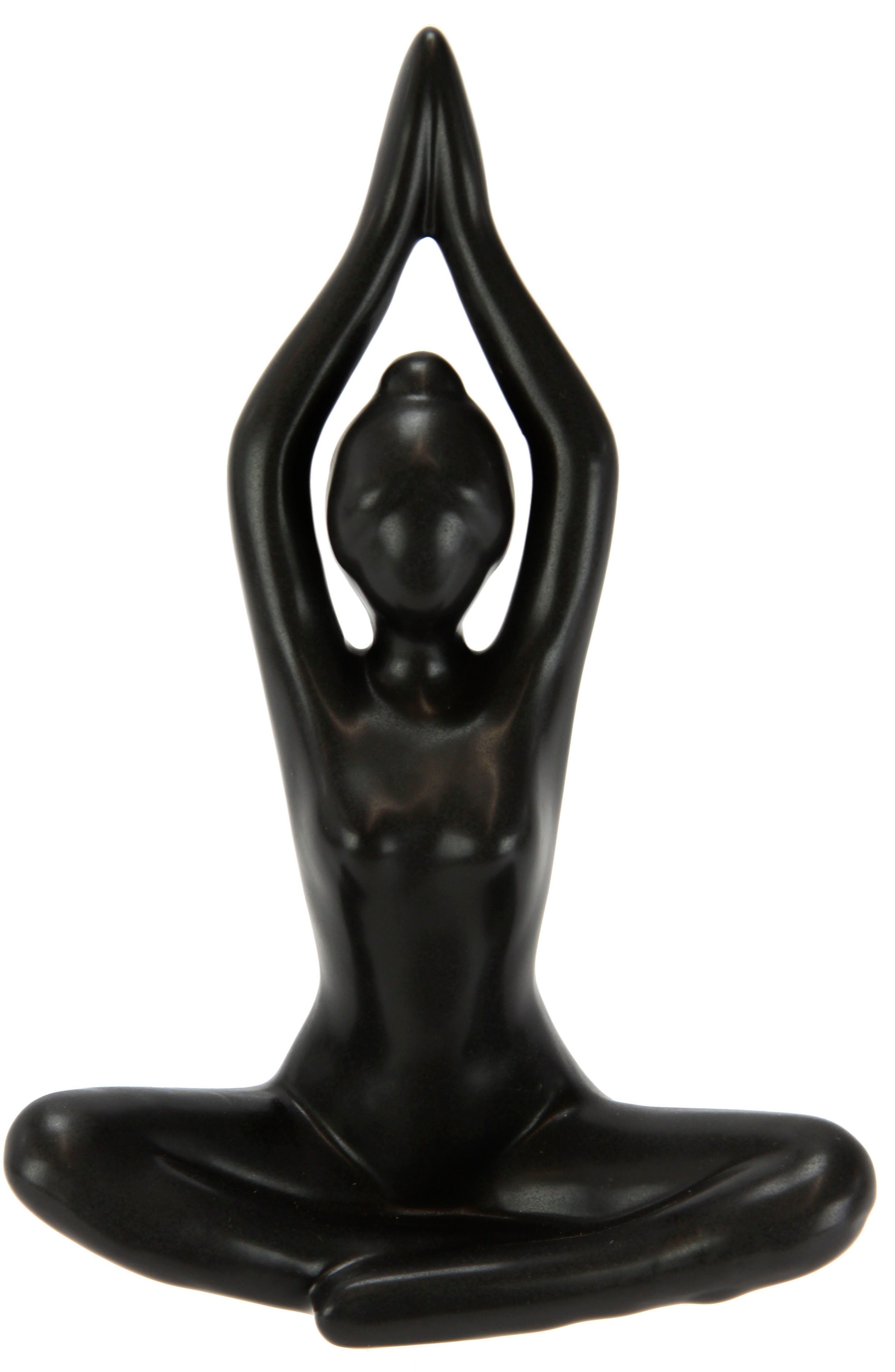 2er Yogaskulptur Set, Dekofigur Yoga-Frau, I.GE.A. Yogafigur,